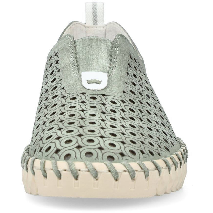 RIEKER Laisvalaikio bateliai moterims, Žalia, LEISURE 7