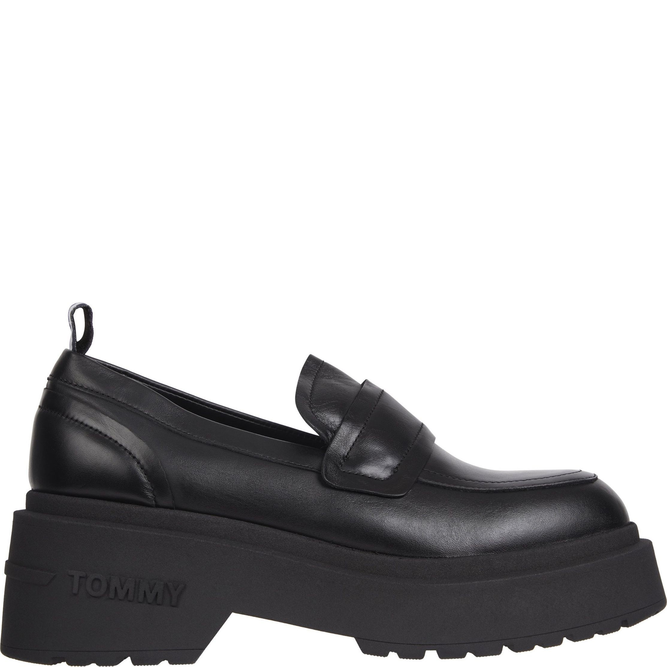 TOMMY JEANS Loaferiai moterims, Juoda, Ava loafer 2