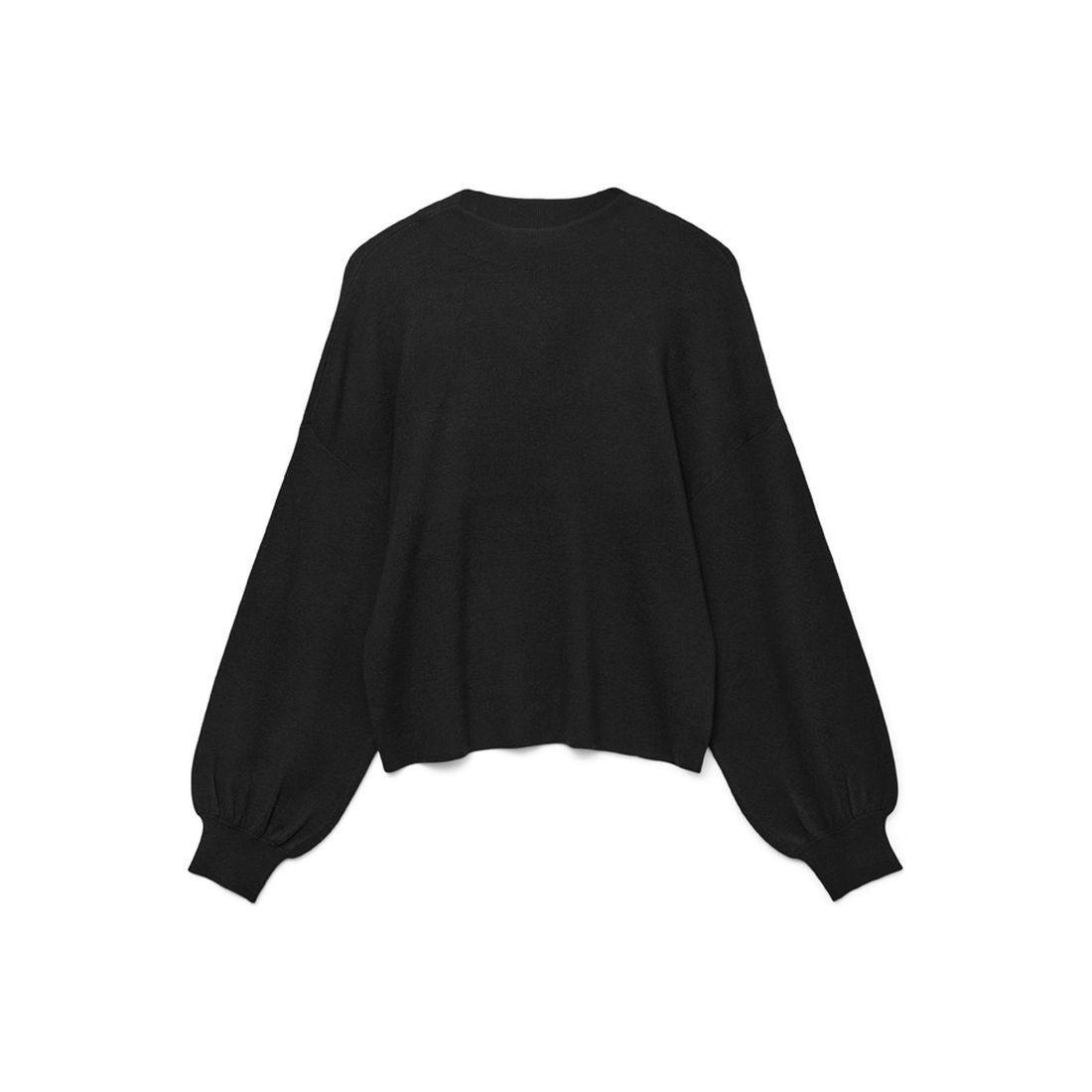 VERO MODA Megztinis moterims, Juoda, Nancy funnelnk pullover ga