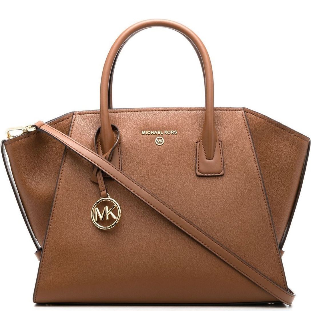 MICHAEL KORS Rankinė per petį moterims, Ruda, LG tz satchel 1