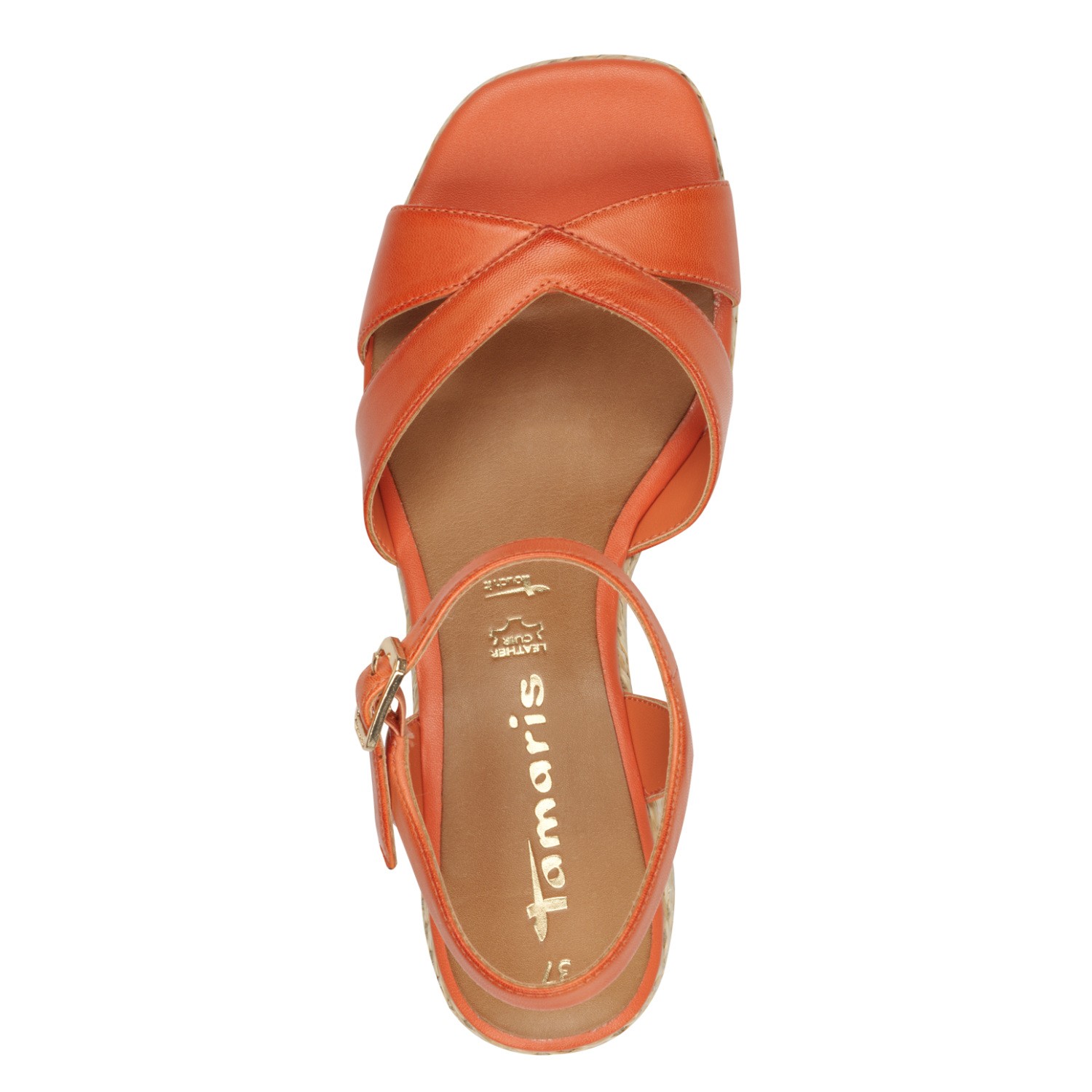 TAMARIS Basutės moterims, Oranžinė, Sandals 5