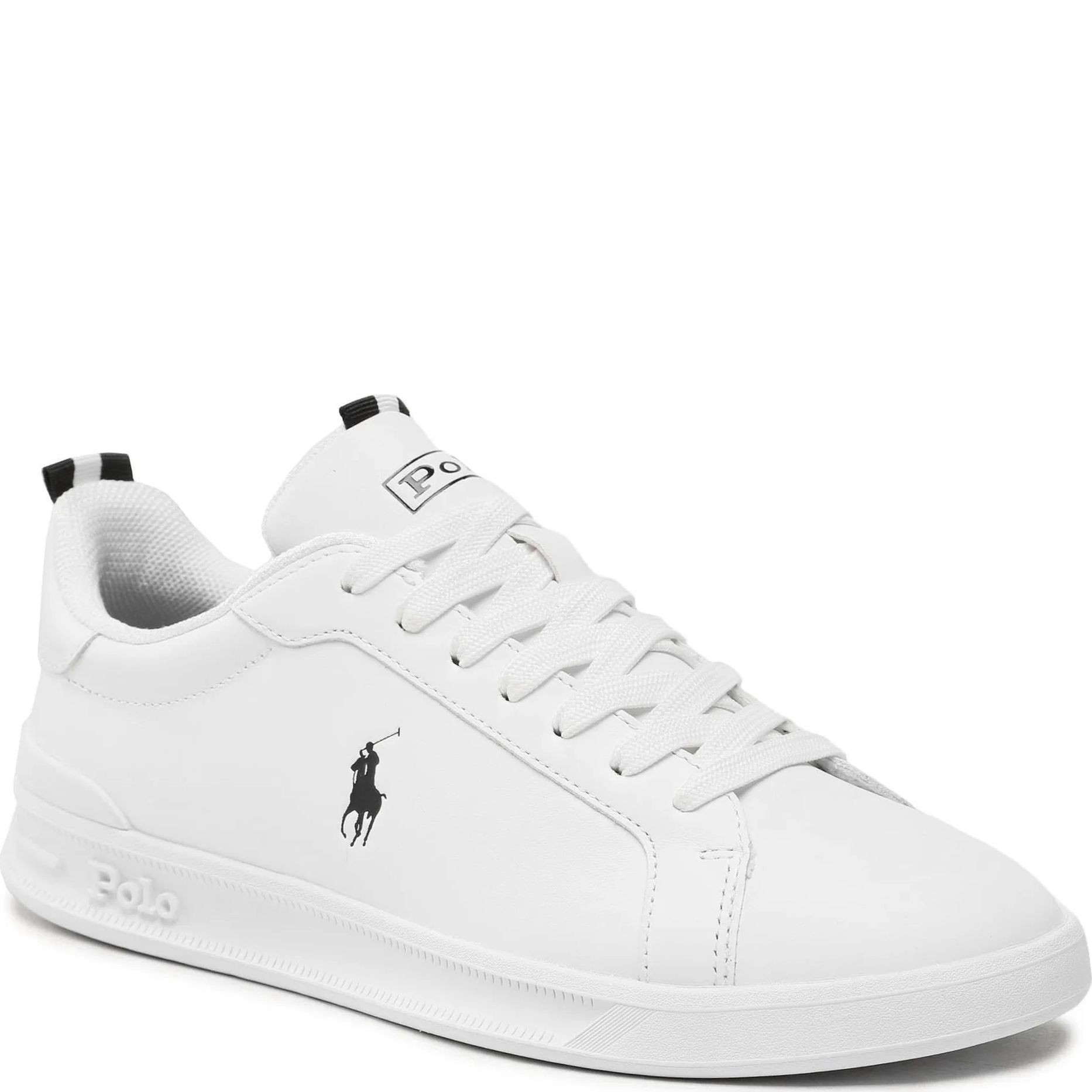 POLO RALPH LAUREN Laisvalaikio bateliai vyrams, Balta, Low top lace sneakers 1