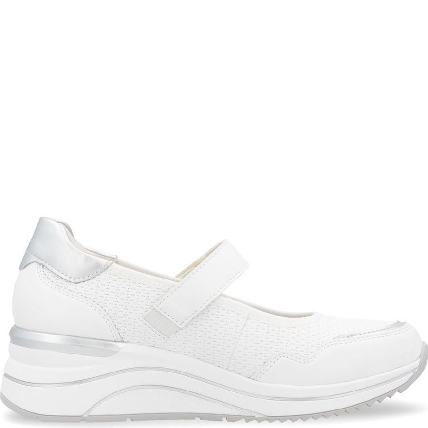 REMONTE Balerinos moterims, Balta, Ballerina with strap 5