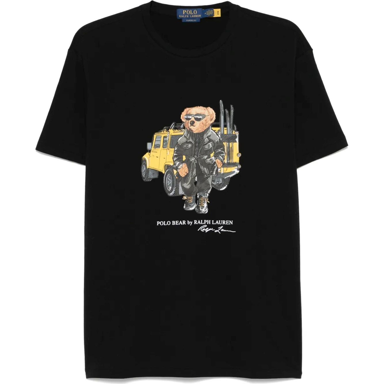 POLO RALPH LAUREN Marškinėliai trump. rankovėmis vyrams, Juoda, Short sleeve-t-shirt