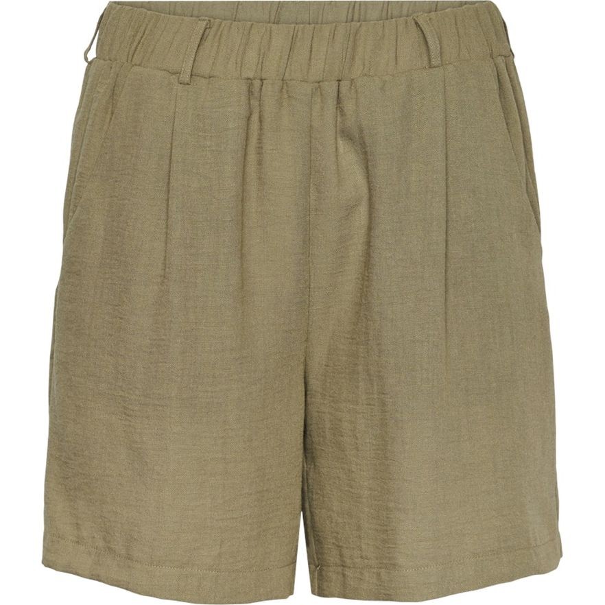 PIECES Šortai moterims, Žalia, Pcmaddie shorts 1