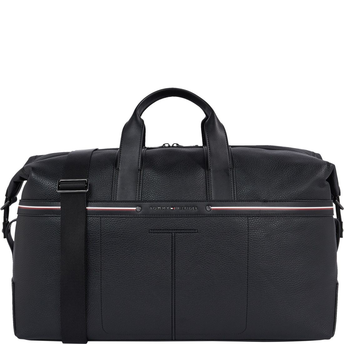 TOMMY HILFIGER Rankinė, krepšys vyrams, Juoda, Central duffle 1
