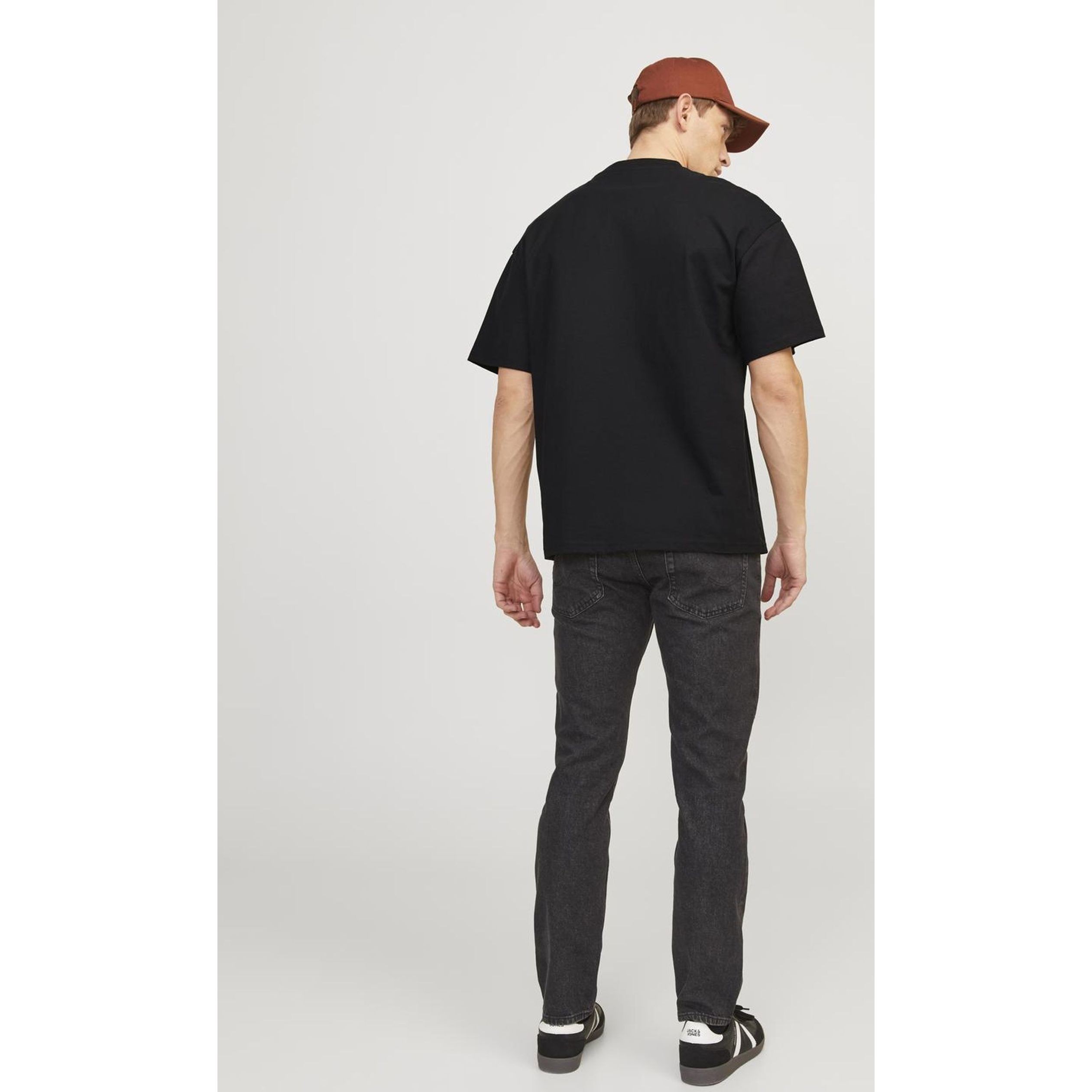 JACK & JONES Marškinėliai vyrams, Juoda, Jorvibe het-shirts 3