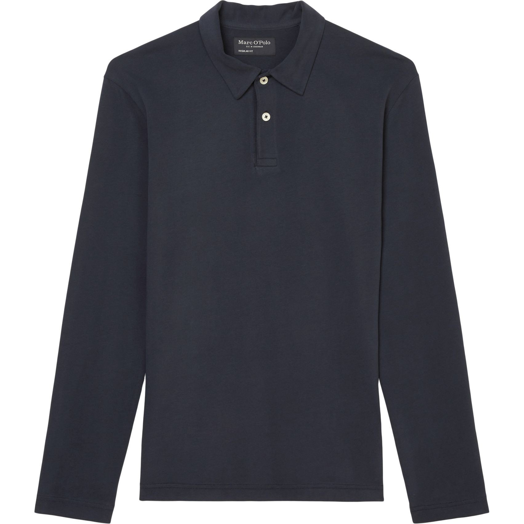MARC O'POLO Polo marškiniai ilgos rank. vyrams, Mėlyna, Polo long 429204255078 1