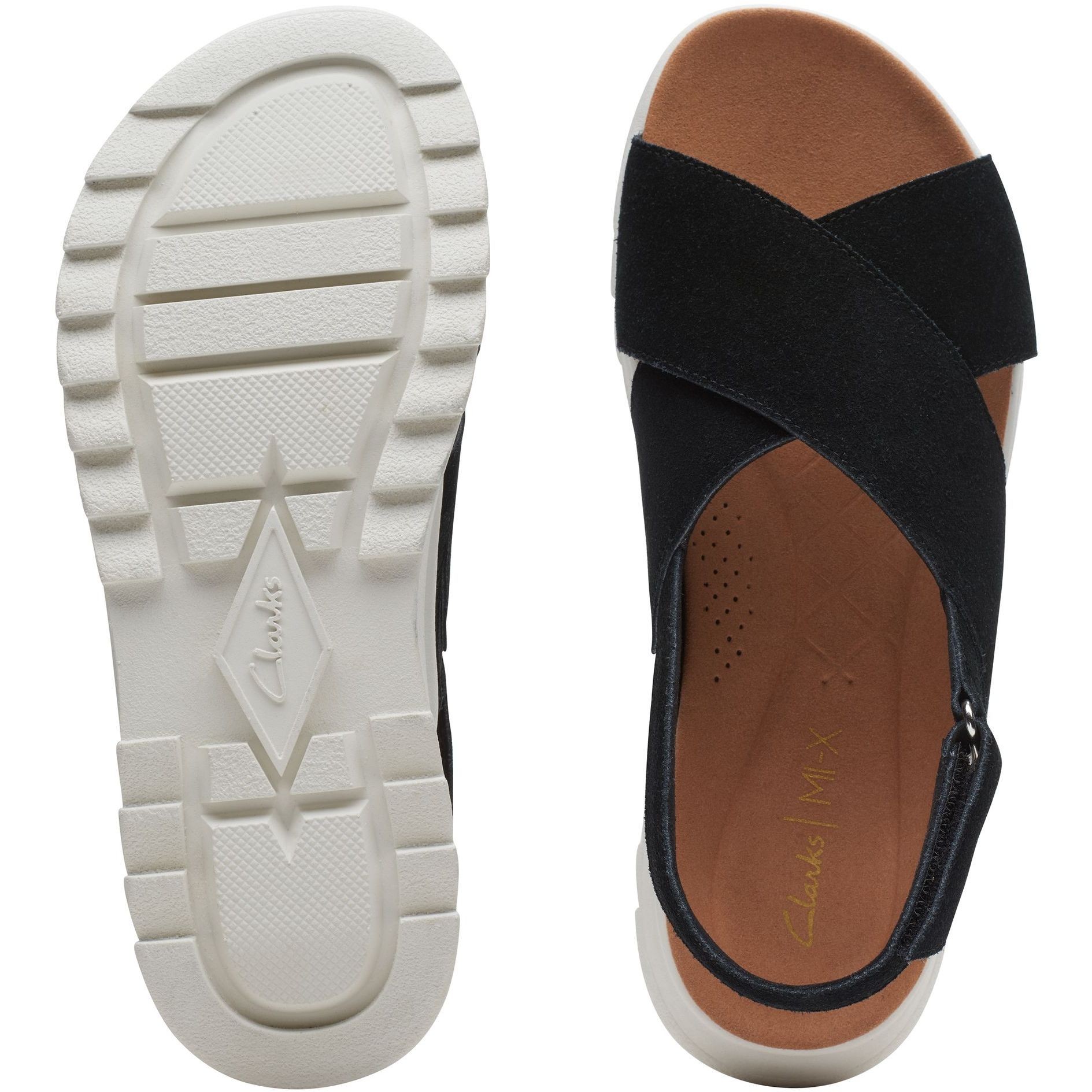 CLARKS Basutės moterims, Juoda, DashLite Wish Sandals 6