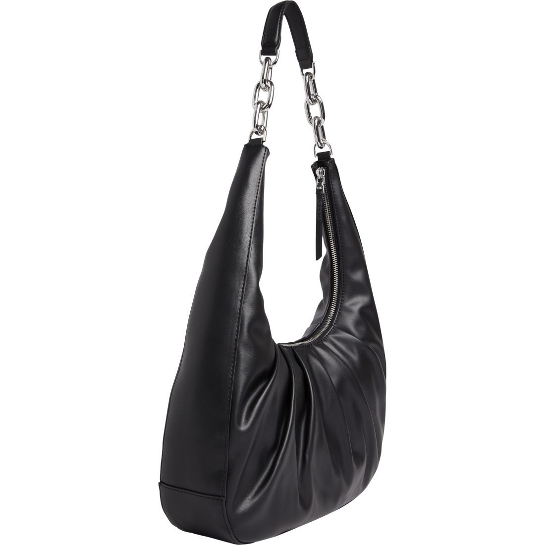 CALVIN KLEIN Rankinė per petį moterims, Juoda, Soft shoulder bag 2