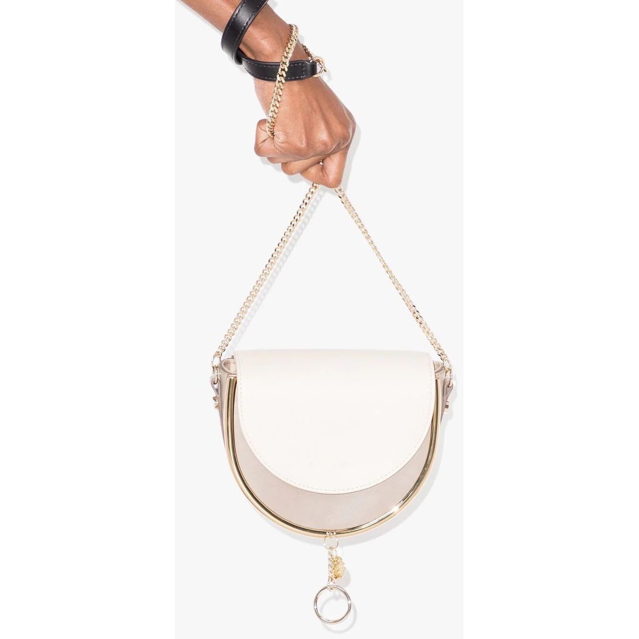 SEE BY CHLOE Rankinė per petį moterims, Pilka, Mara evening clutch 3