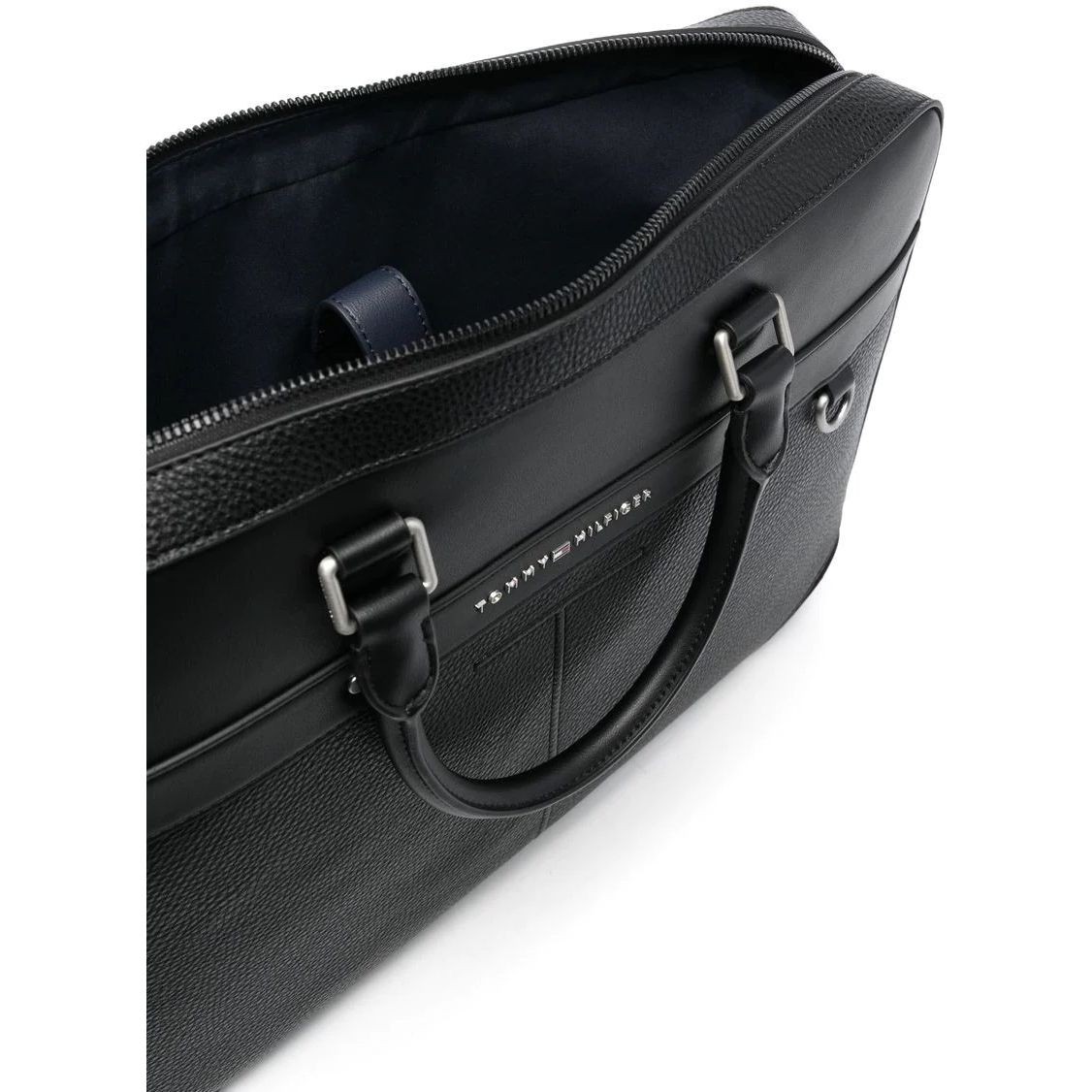 TOMMY HILFIGER Dėklas kompiuteriui vyrams, Juoda, TH CENTRAL SLIM COMPUTER BAG 4