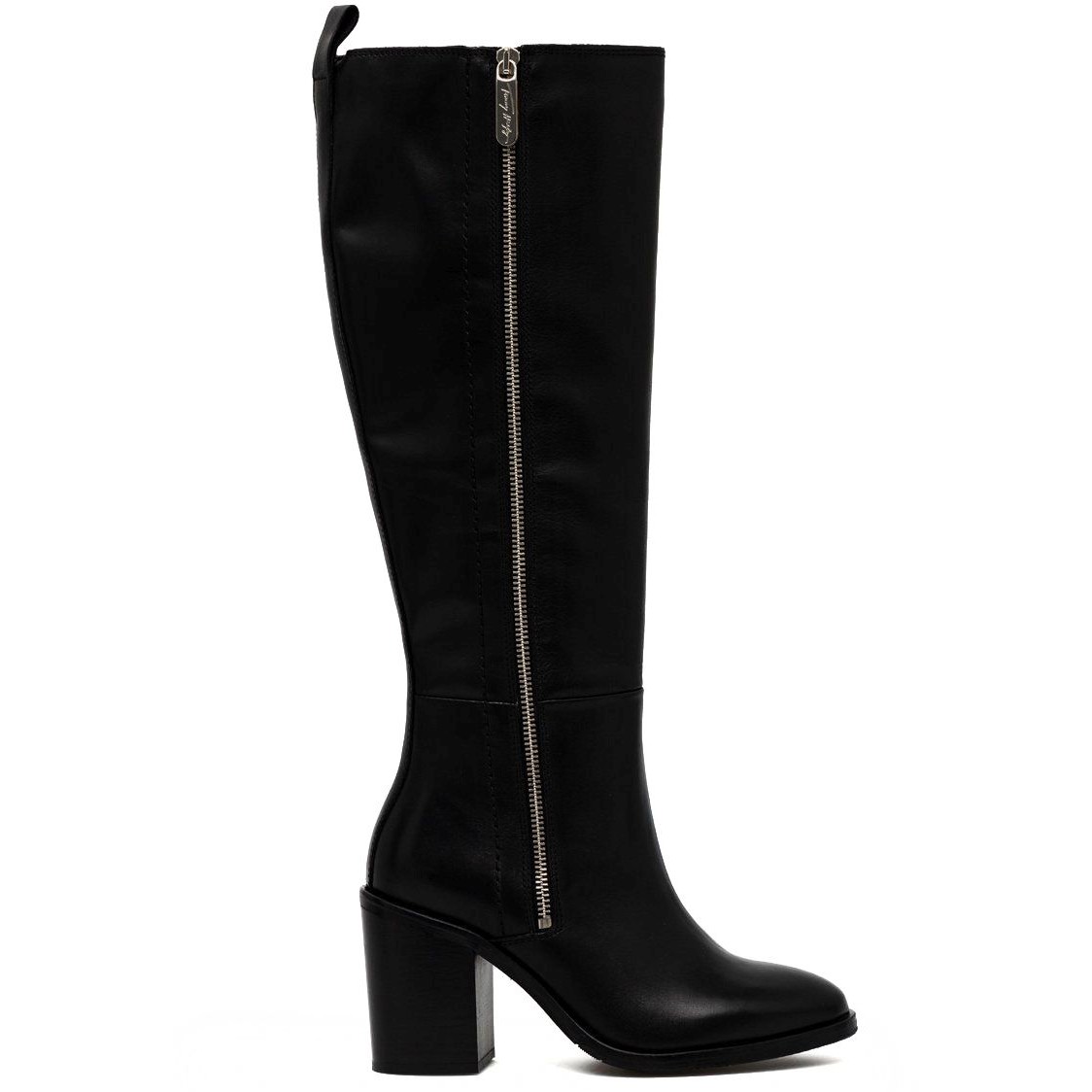 TOMMY HILFIGER Auliniai moterims, Juoda, ZIP HIGH HEEL LONGBOOT 2