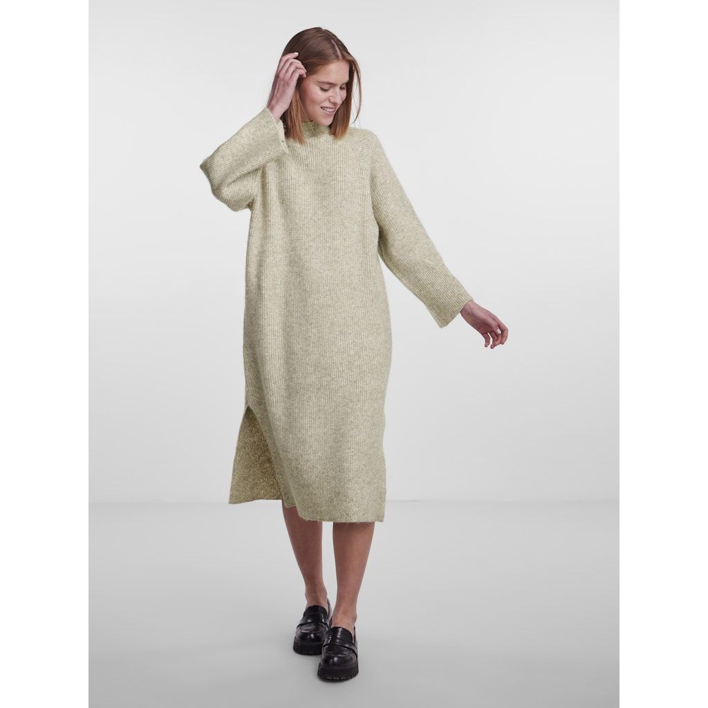 PIECES Midi suknelė moterims, Balta, PCJADE LS OVERS. HIG 6