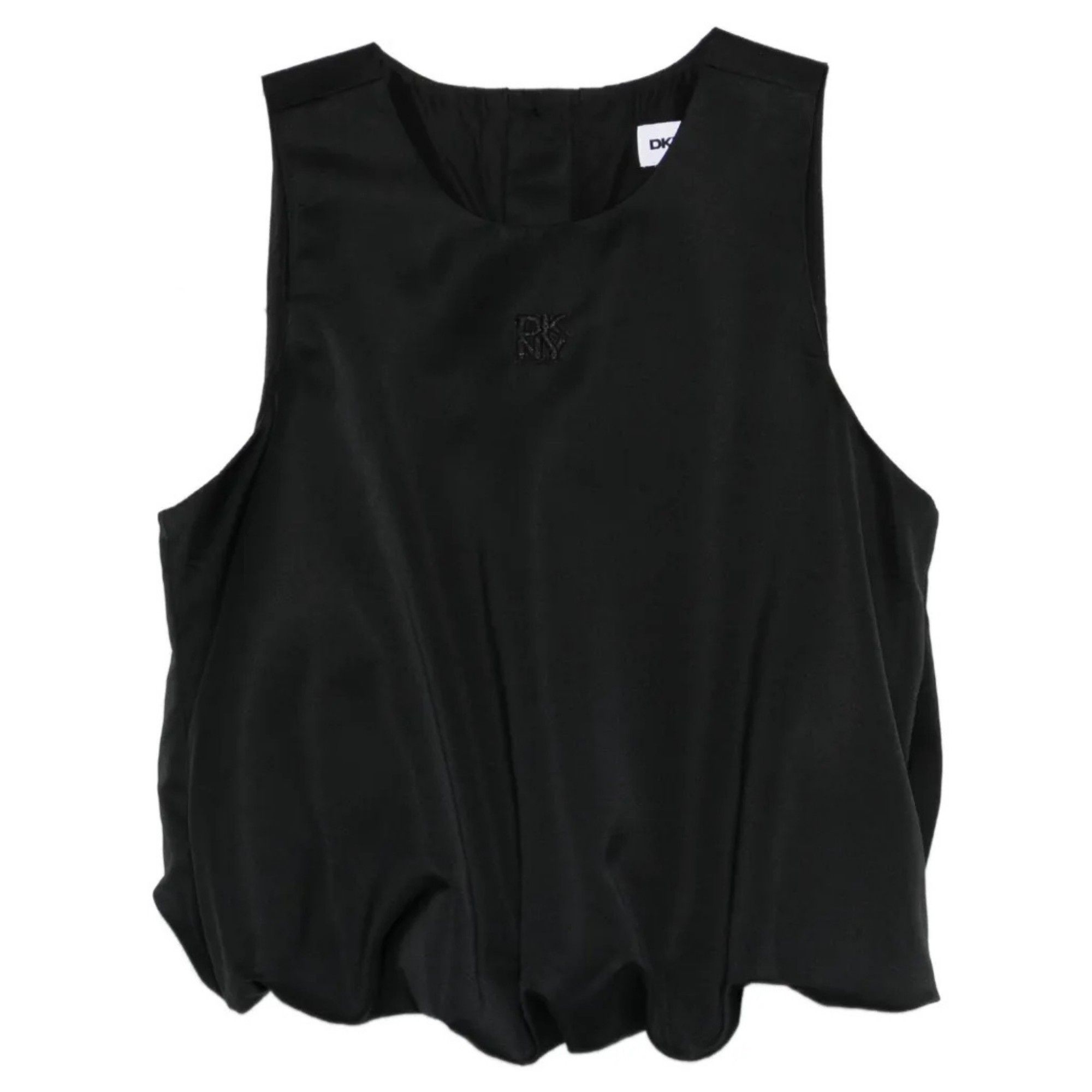 DKNY Marškiniai be rankovių moterims, Juoda, Sleeveless bubble top 1