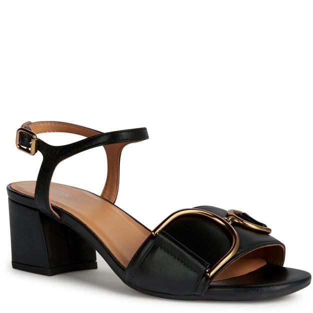 GEOX Basutės moterims, Juoda, NEW ERAKLIA 50 SANDALS 2