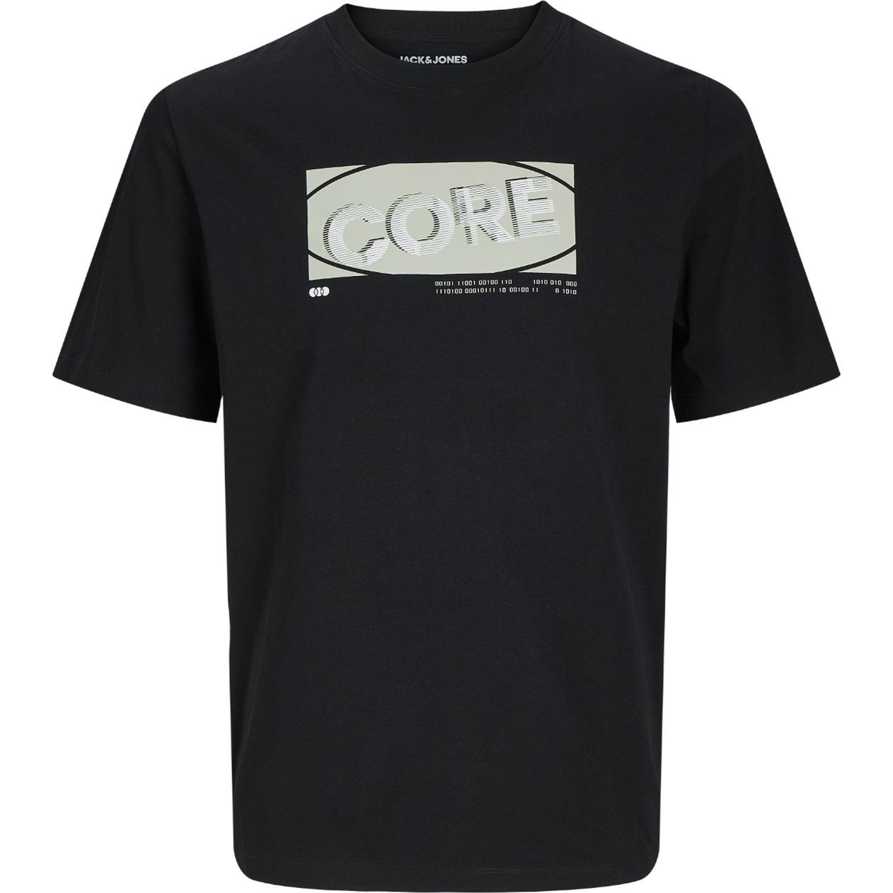 JACK & JONES Marškinėliai vyrams, Juoda, JCOSTAR TEE SS CREW