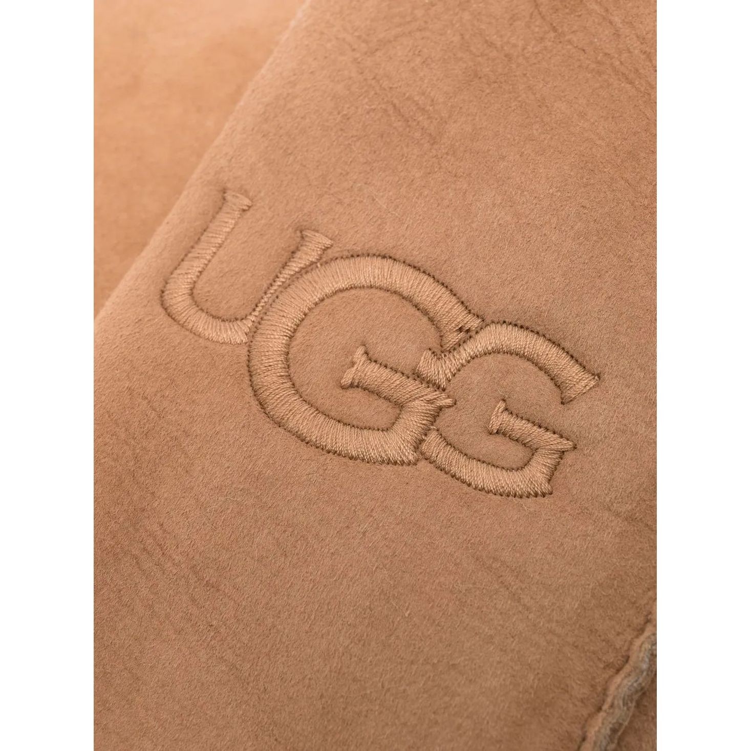UGG Kumštinės pirštinės moterims, Ruda, Embroider mitten 2