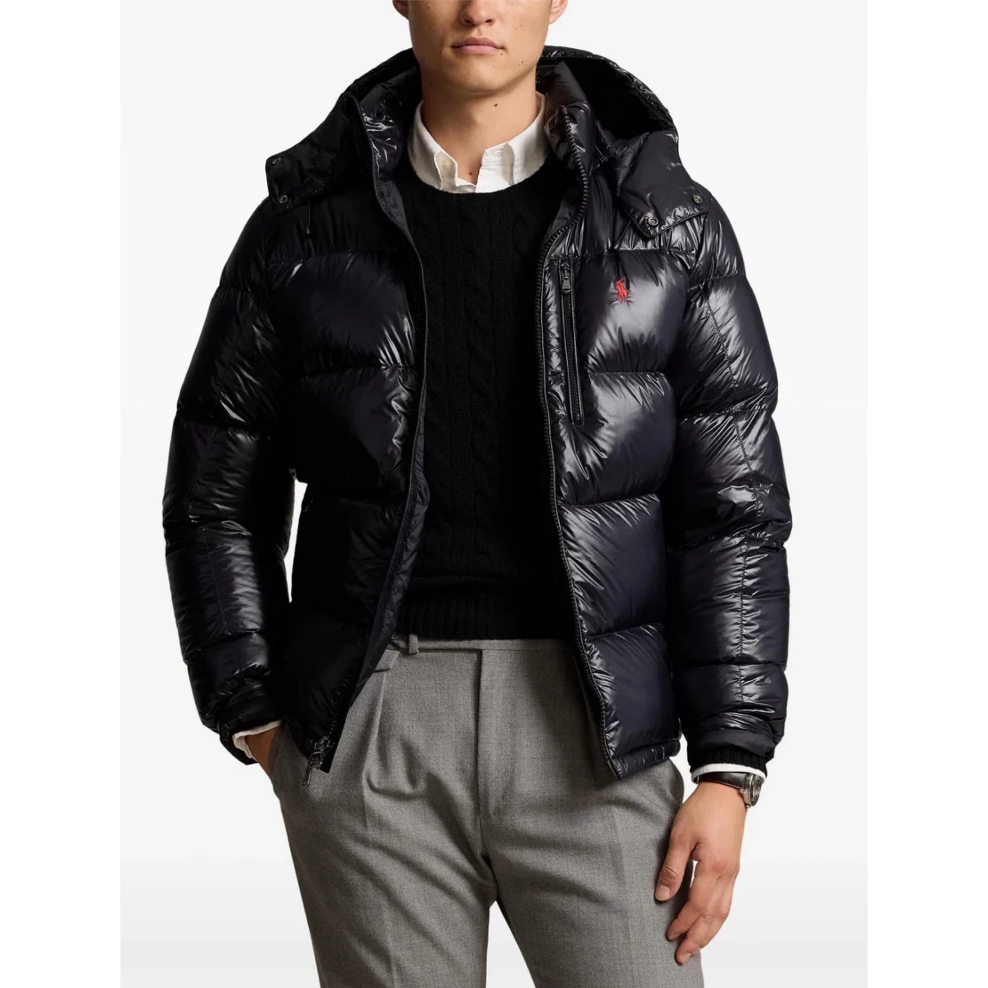 POLO RALPH LAUREN Bomberis vyrams, Juoda, Insulated bomber 2