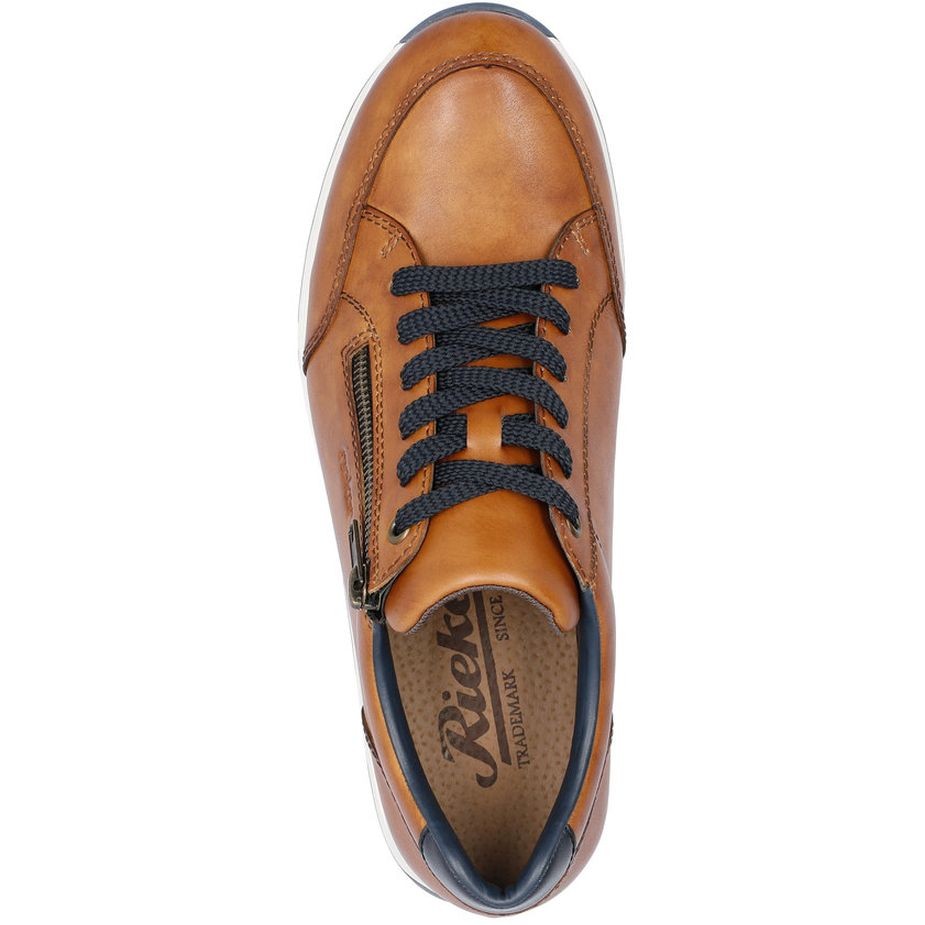 RIEKER Laisvalaikio bateliai vyrams, Ruda, LEISURE 6