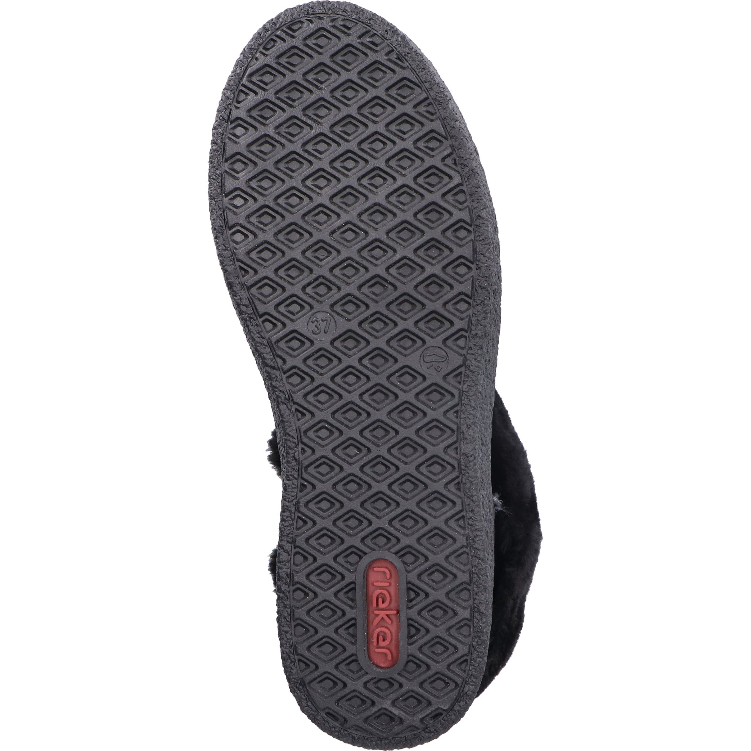 RIEKER Aulinukai moterims, Juoda, Ladies mid height boots 10