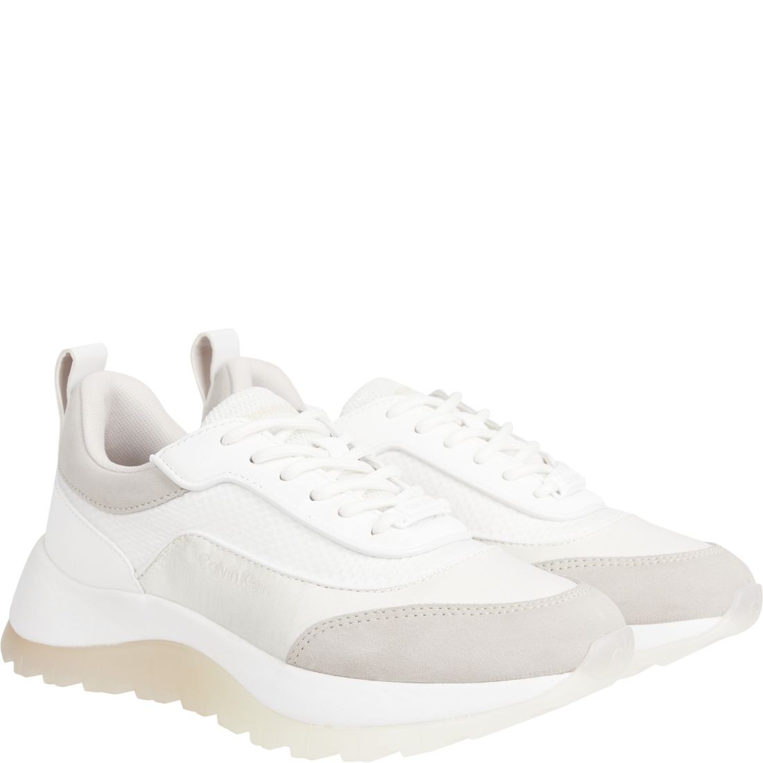 CALVIN KLEIN Sportiniai bateliai moterims, Balta, Runner lace up sport shoe 1