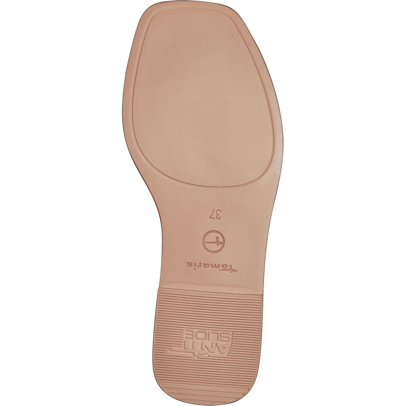 TAMARIS Šlepetės moterims, Smėlio, Mule flat 5