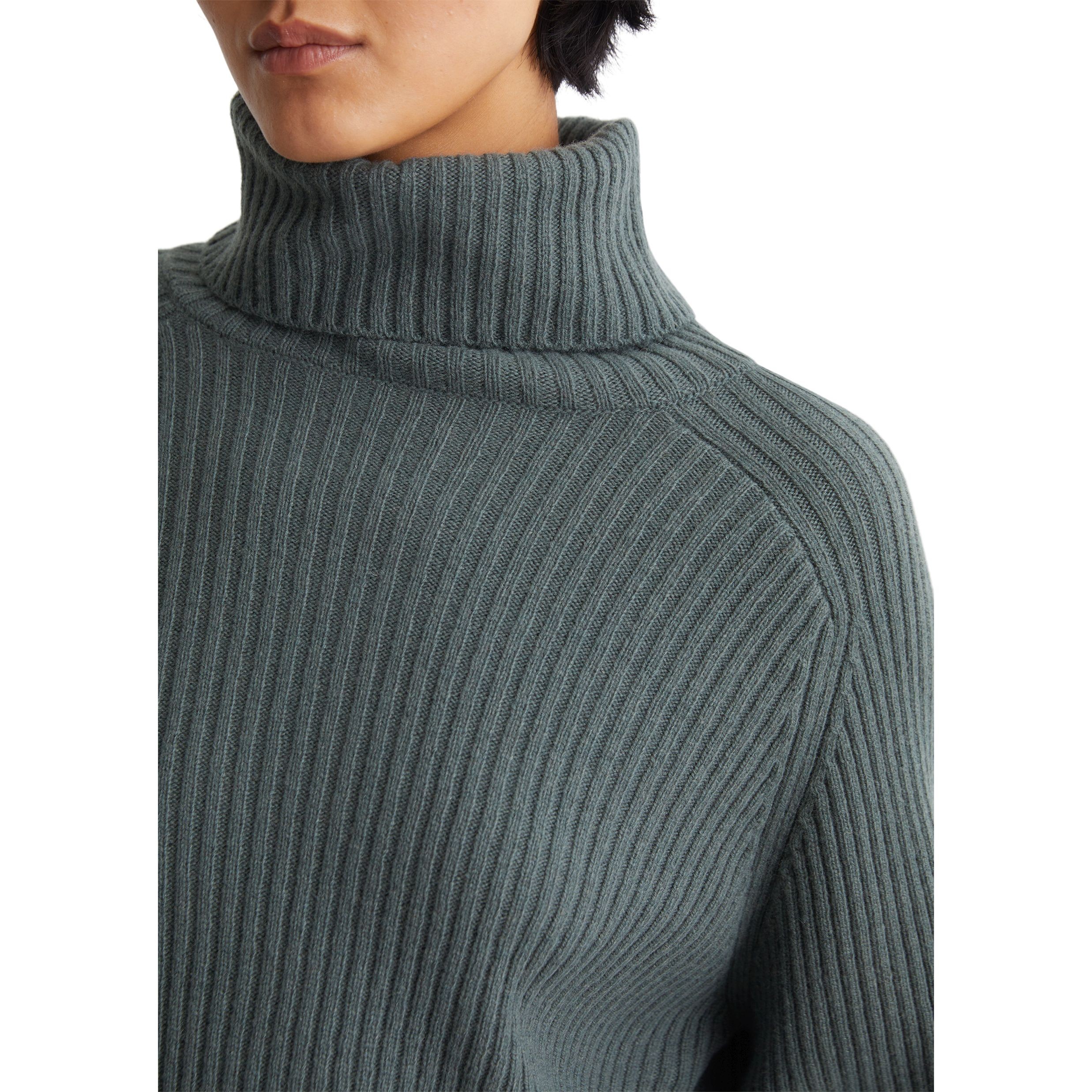 MARC O'POLO Megztinis su kaklu moterims, Žalia, Turtleneck M10621160585 4