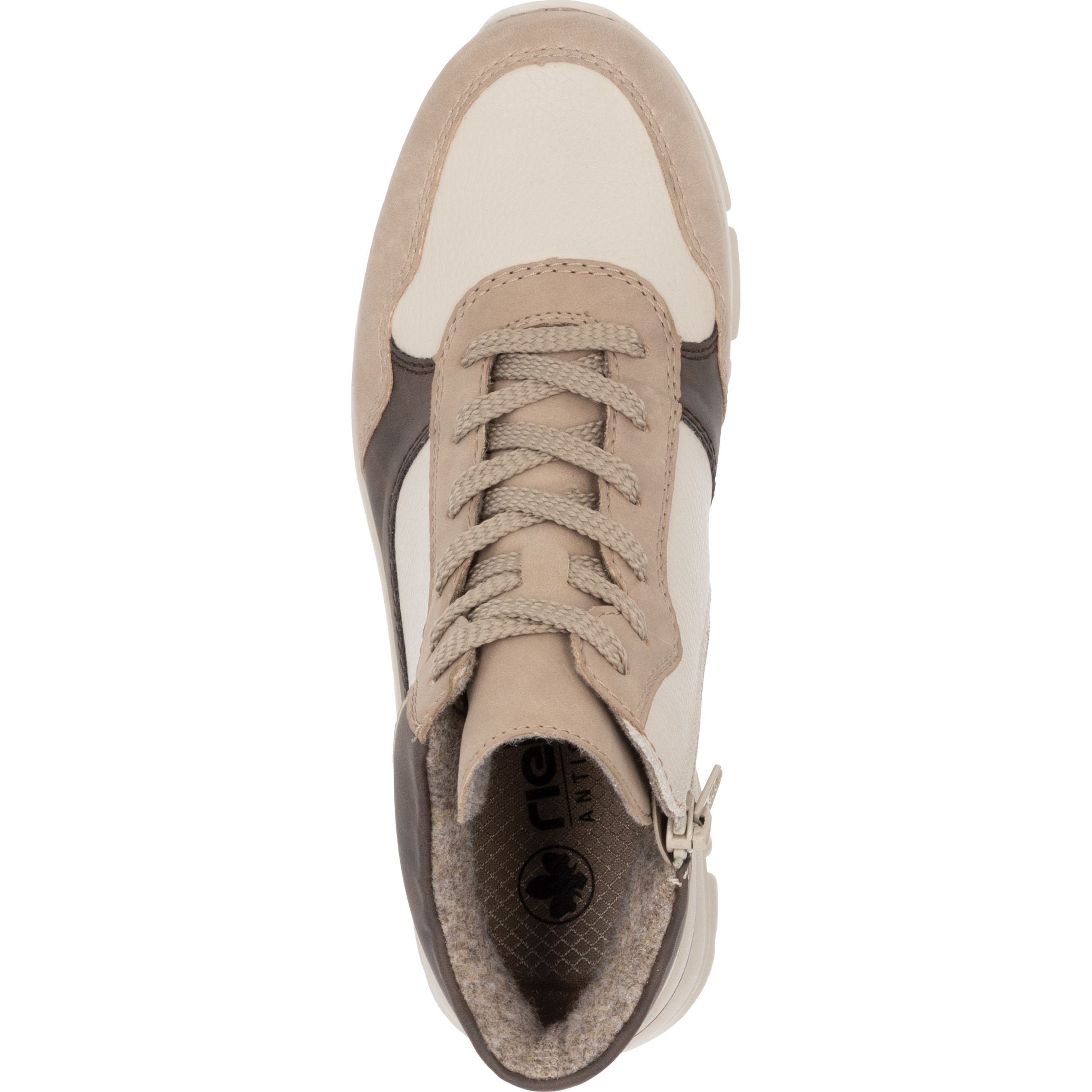 RIEKER Aulinukai moterims, Smėlio, Ladies mid height boots 7