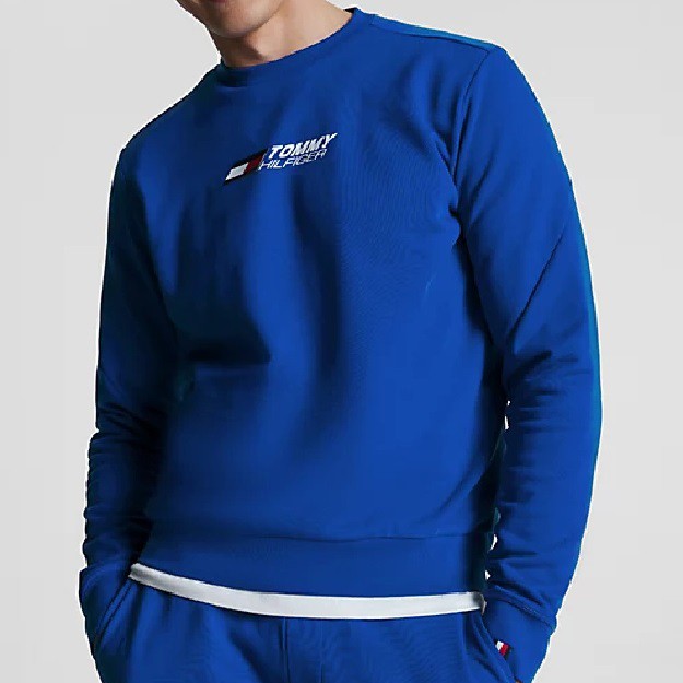 TOMMY HILFIGER Sportinis nertinis vyrams, Mėlyna, Essentials crew 2