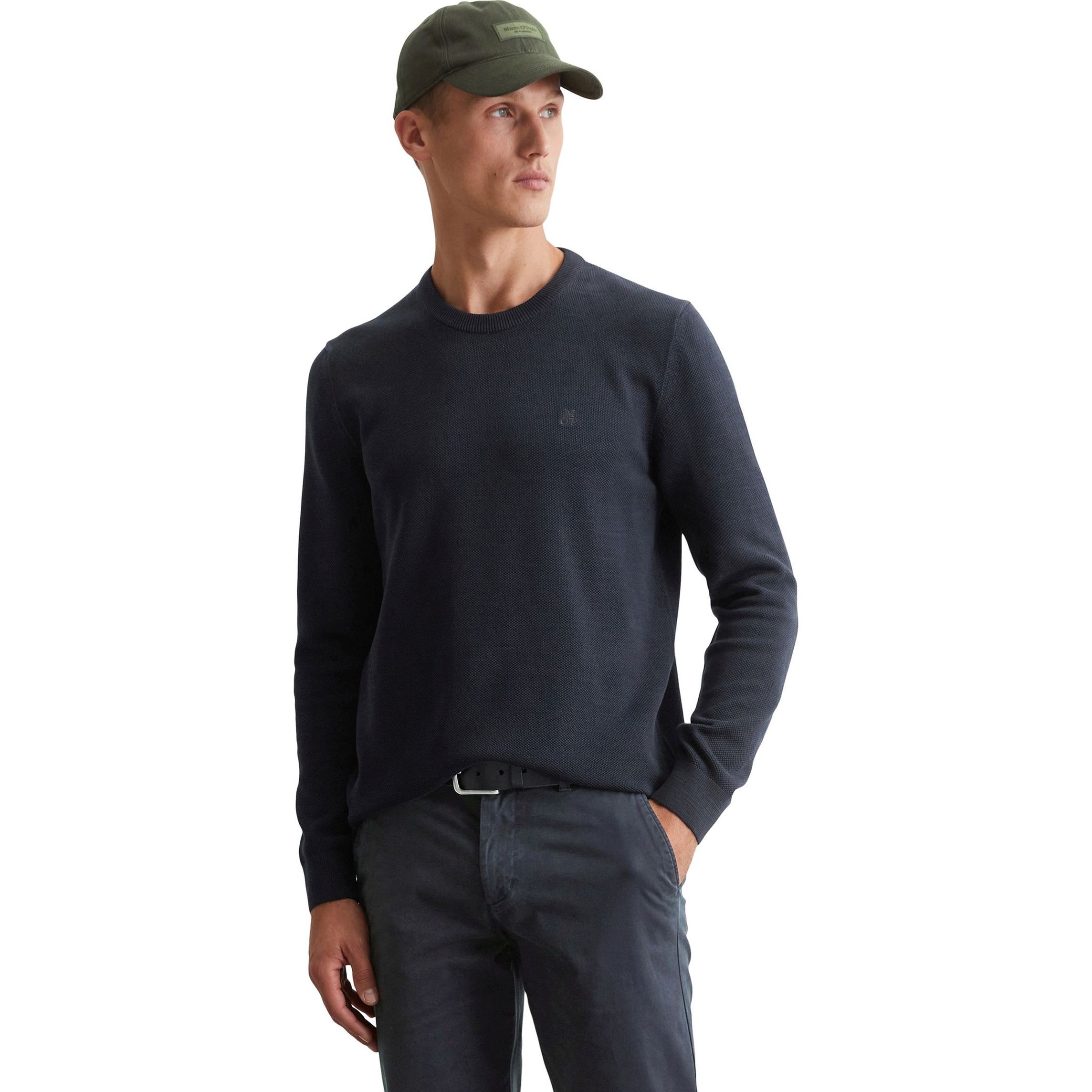 MARC O'POLO Megztinis vyrams, Mėlyna, Pullover M20502360074 2