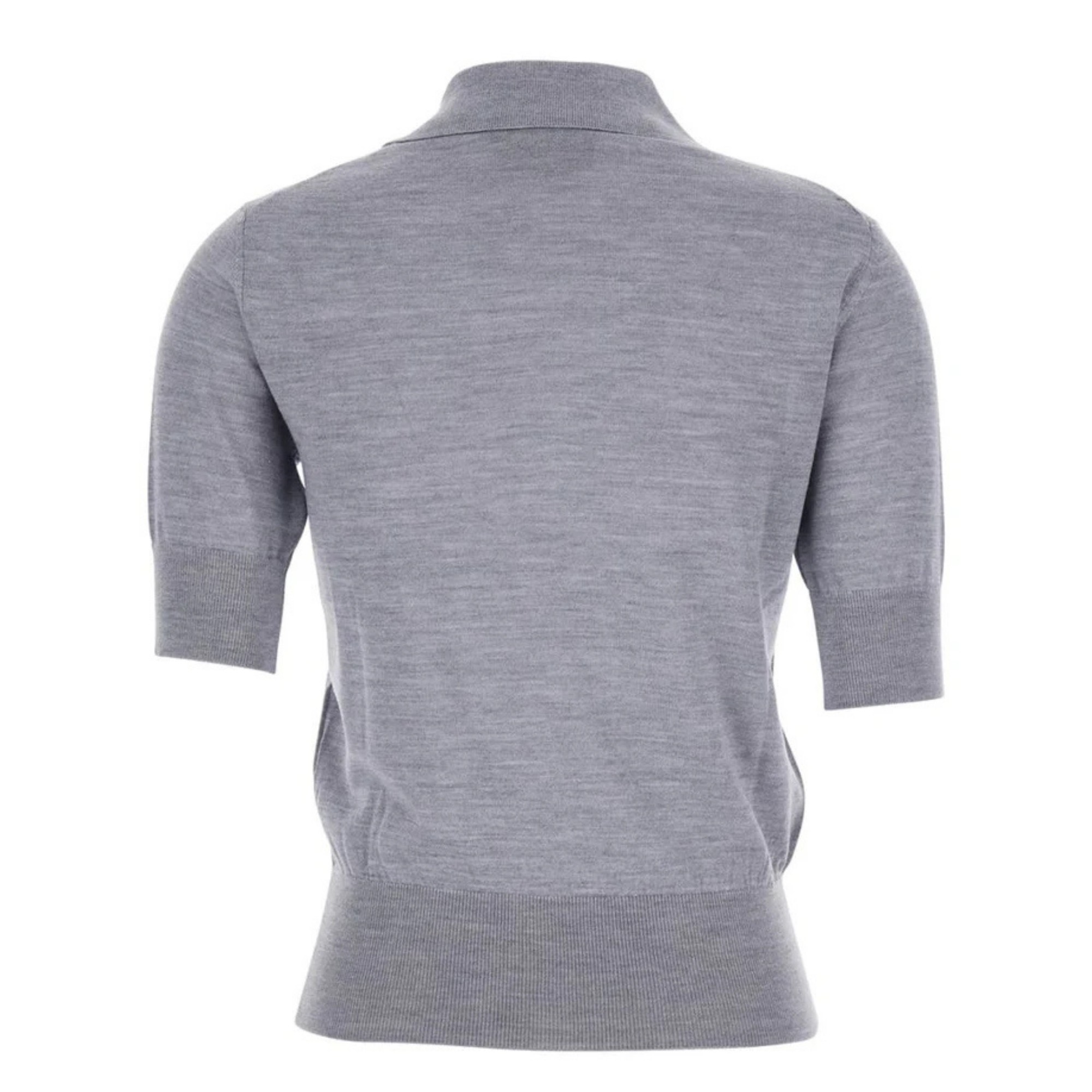 AMI PARIS Polo marškiniai trumpos rank. moterims, Pilka, Ami de coeur polo 2