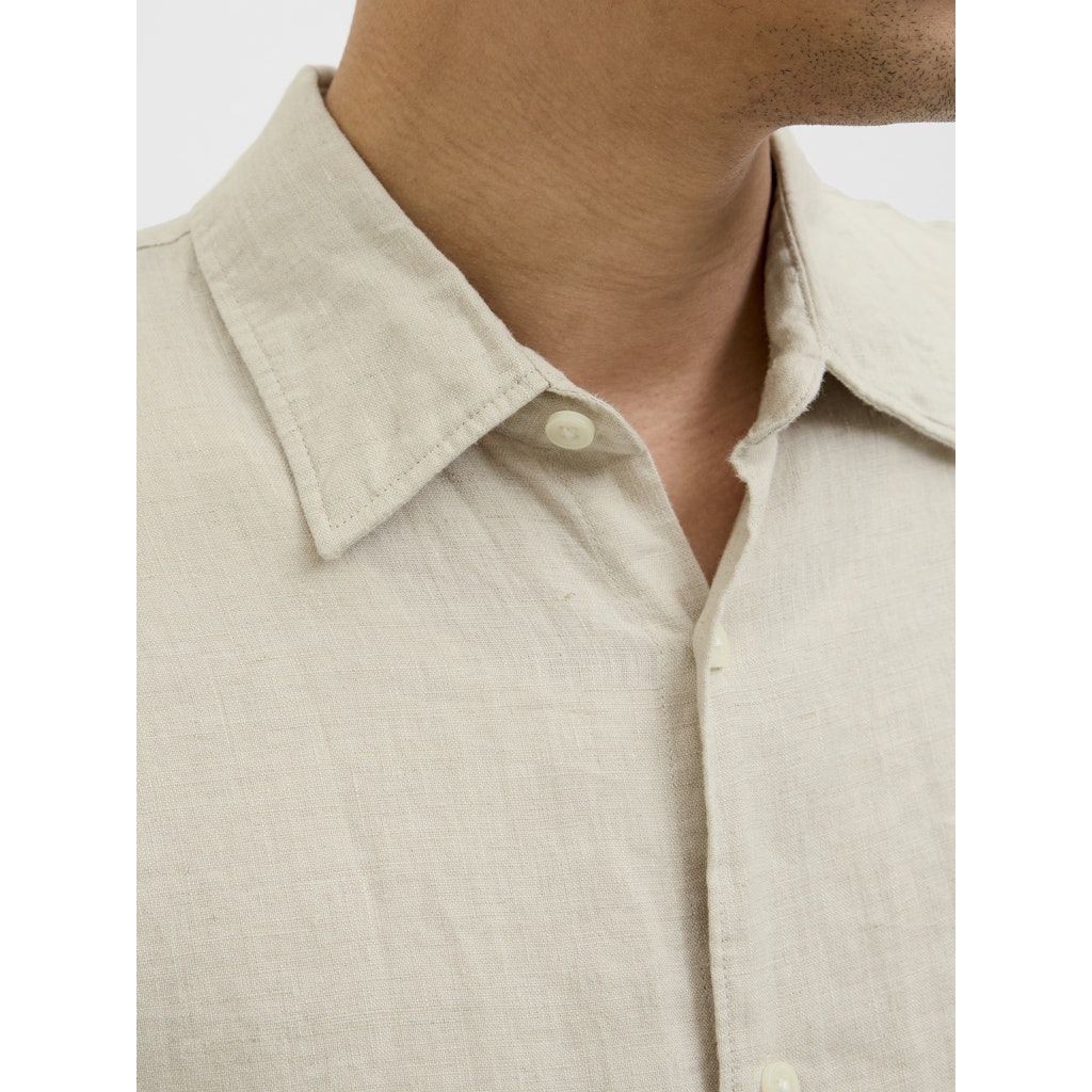 JACK & JONES Marškiniai ilgomis rankovėmis vyrams, Baige, Lawrence linen shirt 7