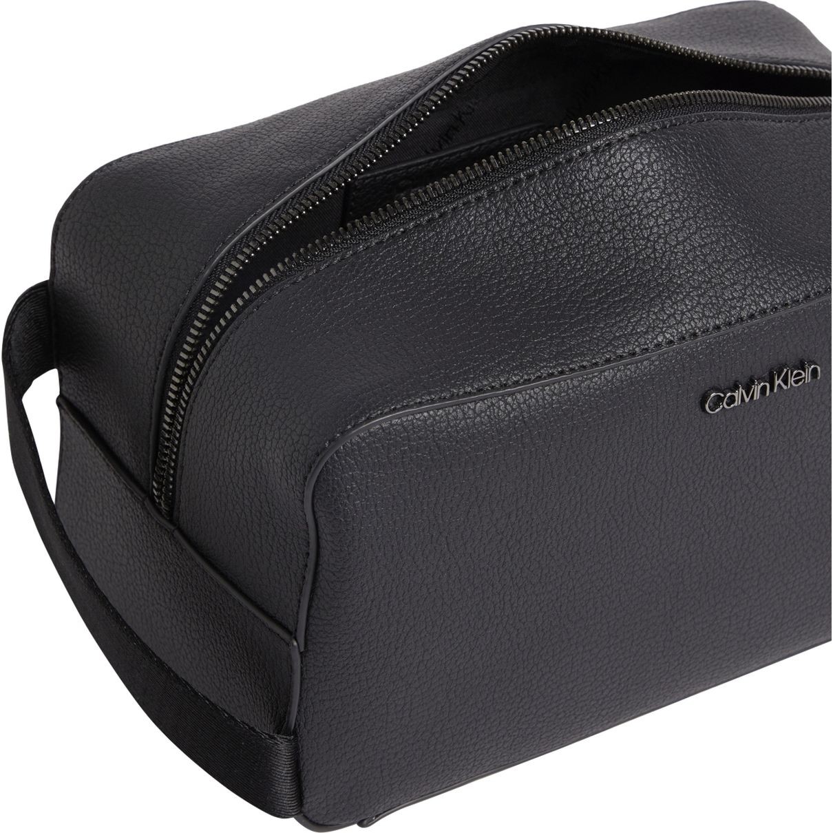 CALVIN KLEIN Kosmetinė vyrams, Juoda, Diagonal washbag 3