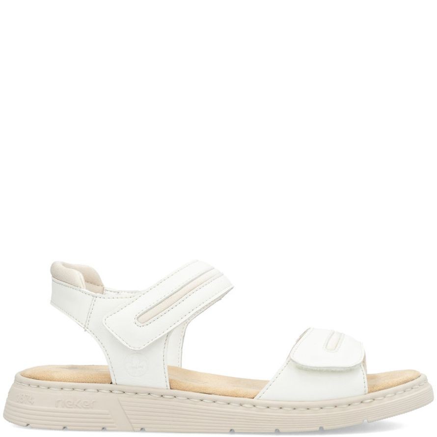 RIEKER Basutės moterims, Balta, SANDALS 3