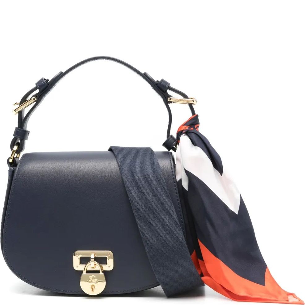 LAUREN RALPH LAUREN Rankinė per petį moterims, Mėlyna, Tanner crossbody medium 1