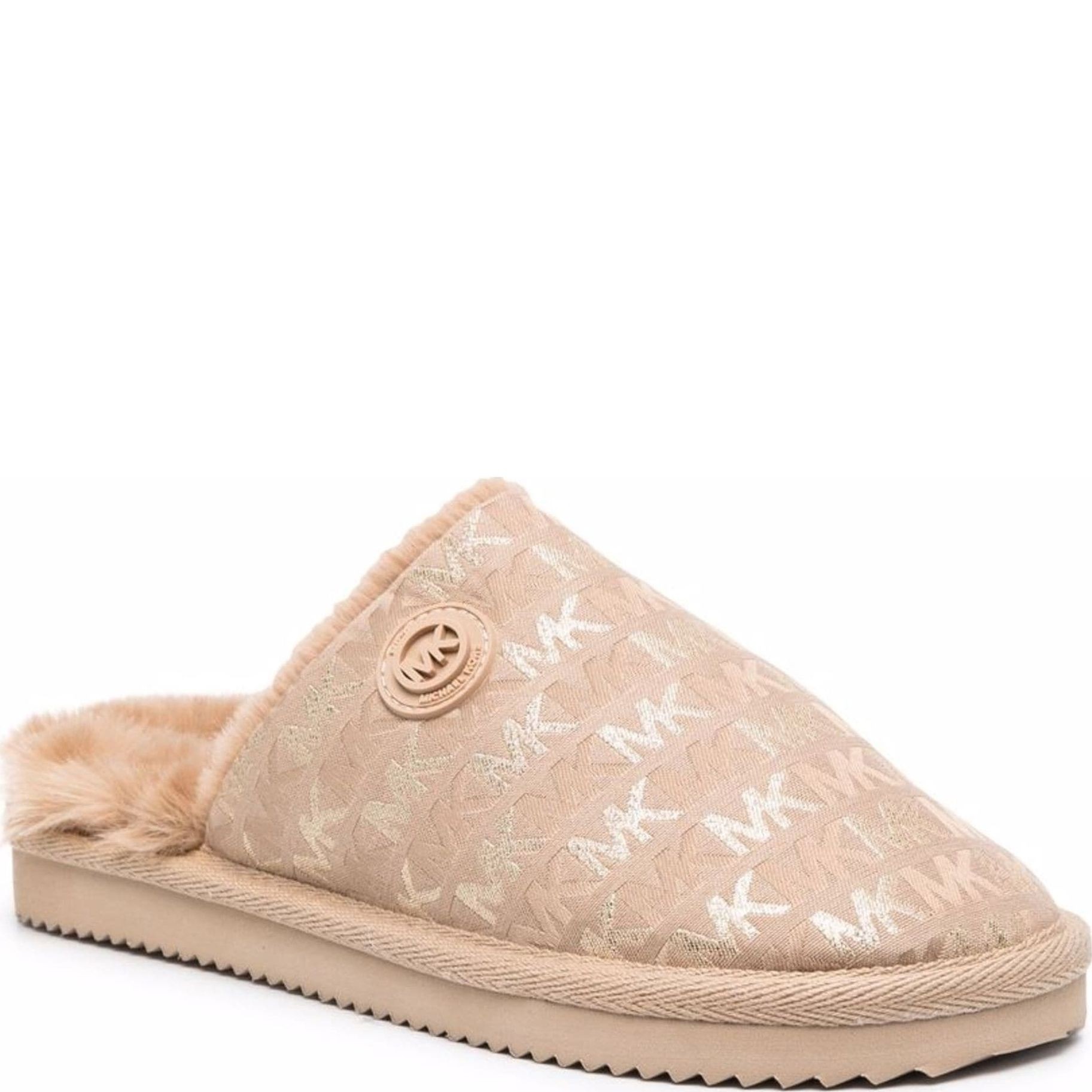 MICHAEL KORS Namų šlepetės moterims, Ruda, Janis slippers 1