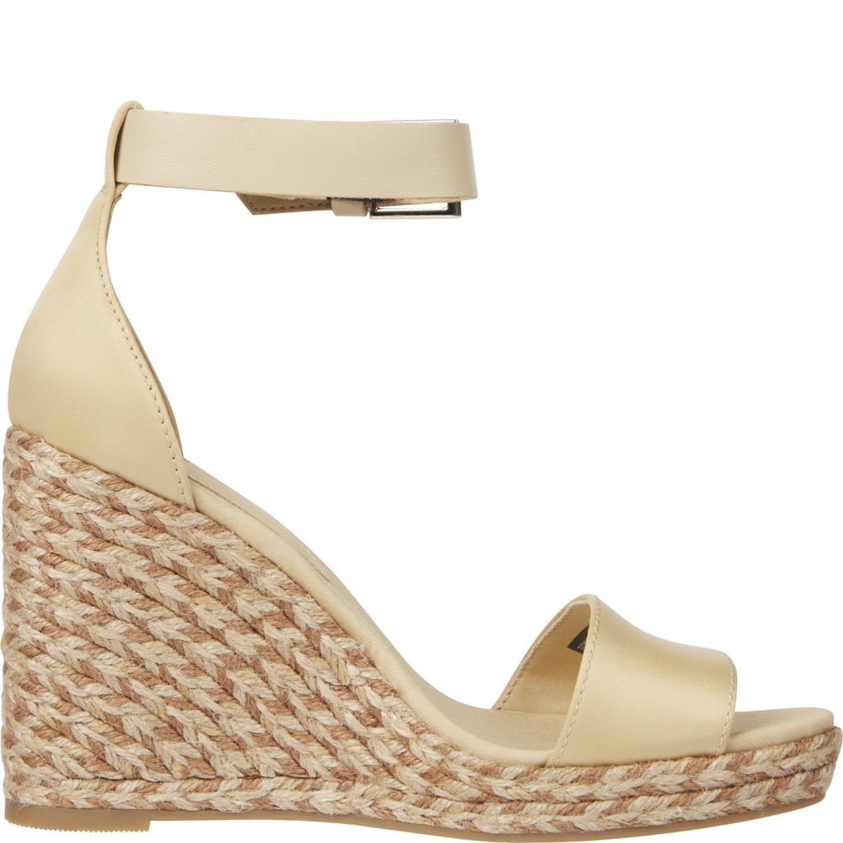 TOMMY HILFIGER Basutės moterims, Smėlio, Colorful high wedge sandal 2