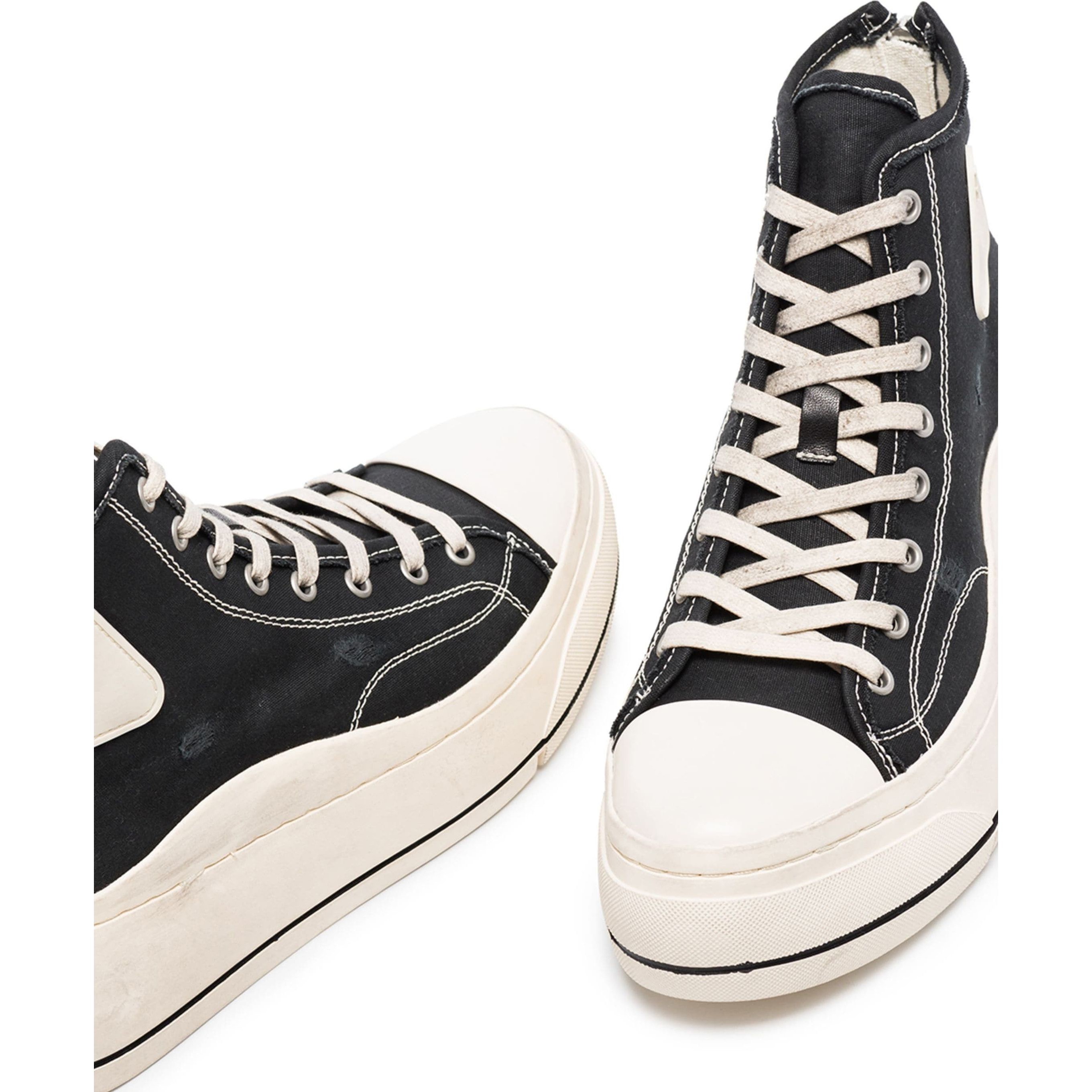 R13 Sportiniai bateliai moterims, Juoda, High top sneaker 3