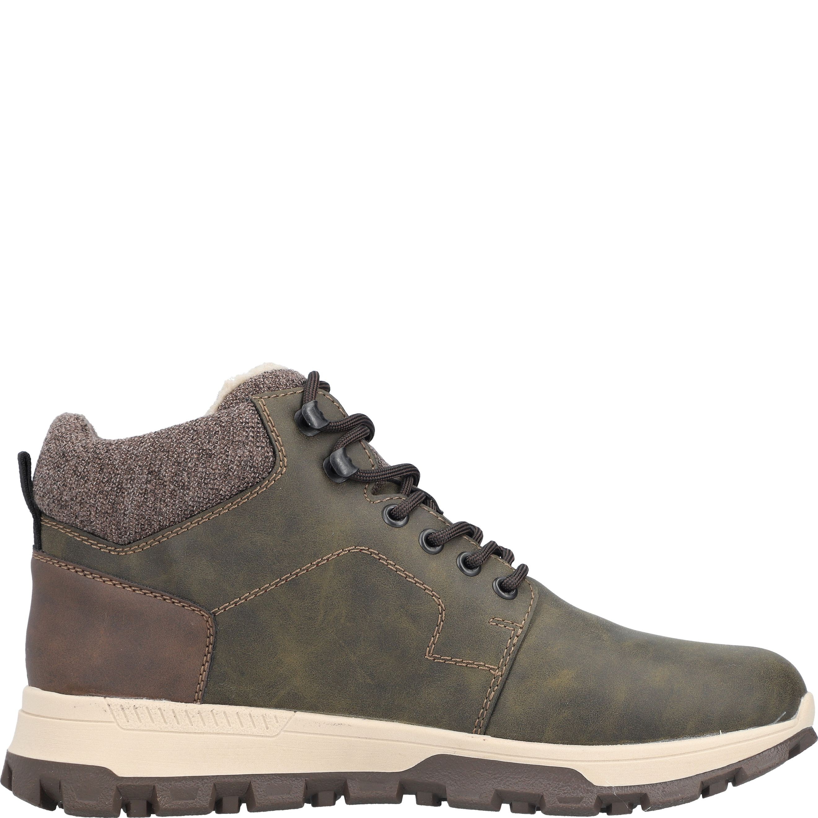 RIEKER Aulinukai vyrams, Žalia, Men's boots 6