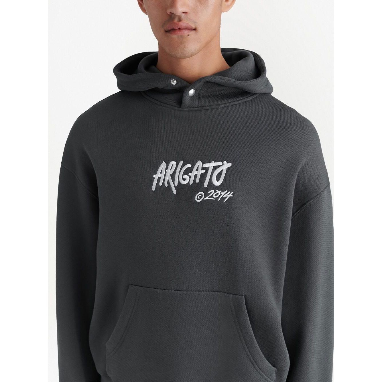 AXEL ARIGATO Džemperis vyrams, Juoda, Arigato Tag Hoodie 4