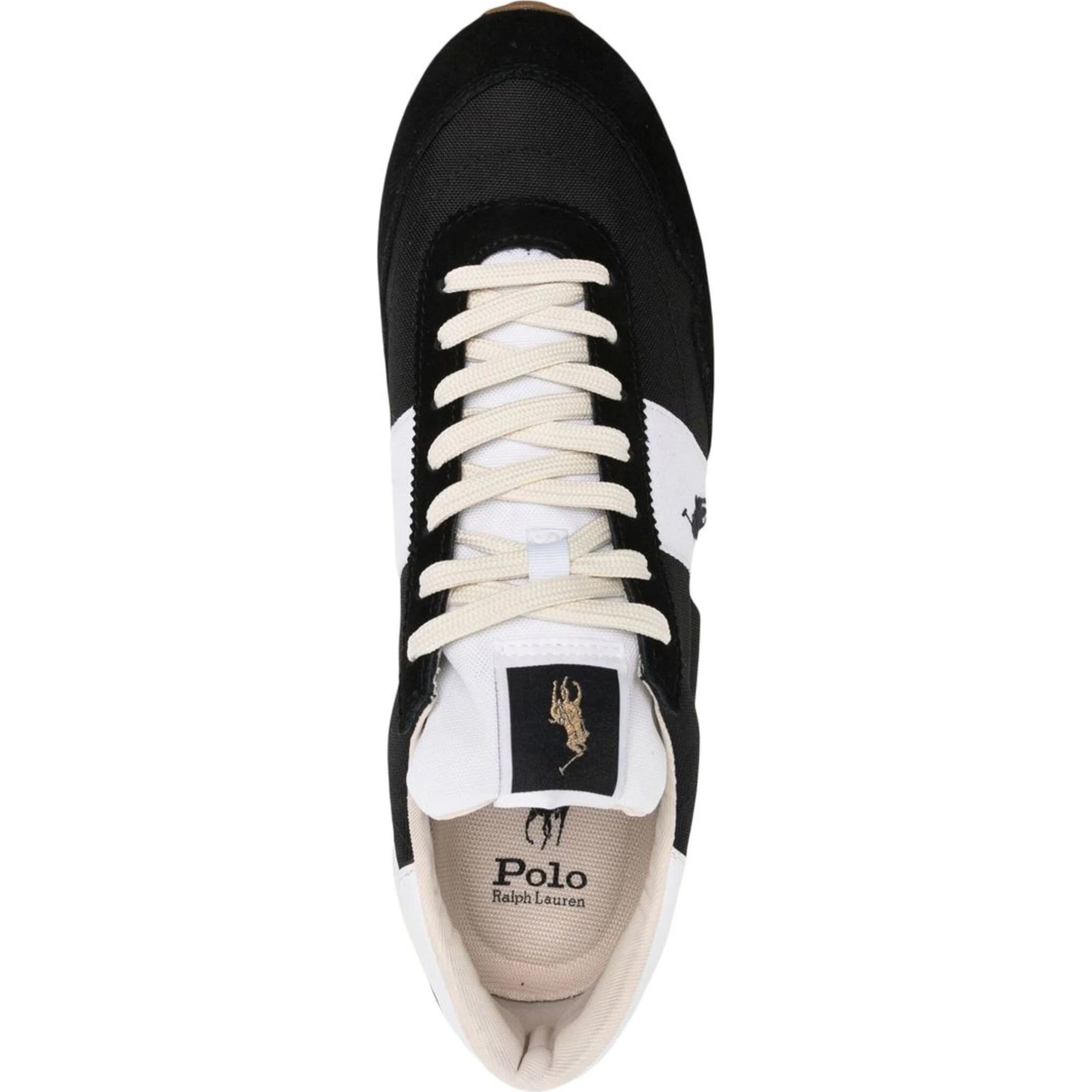POLO RALPH LAUREN Laisvalaikio bateliai vyrams, Juoda, Train 89 low top lace sneakers 4