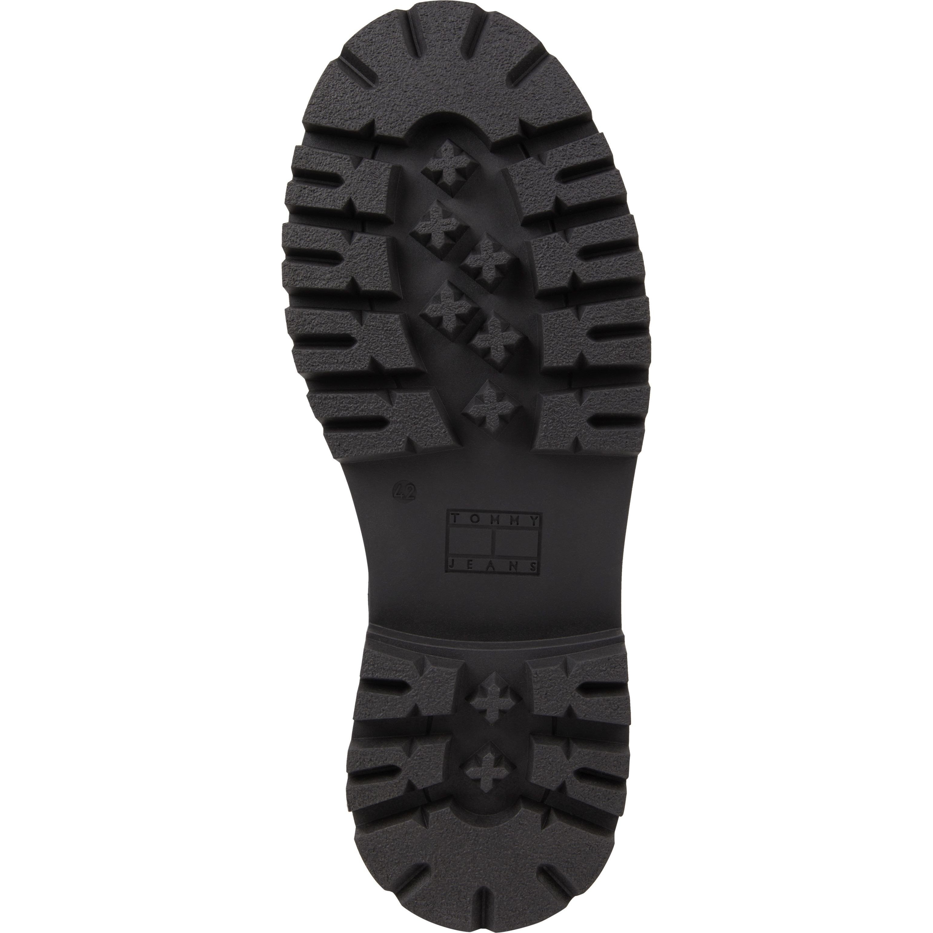 TOMMY JEANS Aulinukai vyrams, Juoda, Foxing lace up booties 4