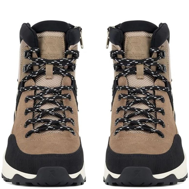 RIEKER EVOLUTION Aulinukai moterims, Smėlio, Ladies mid height boots 4
