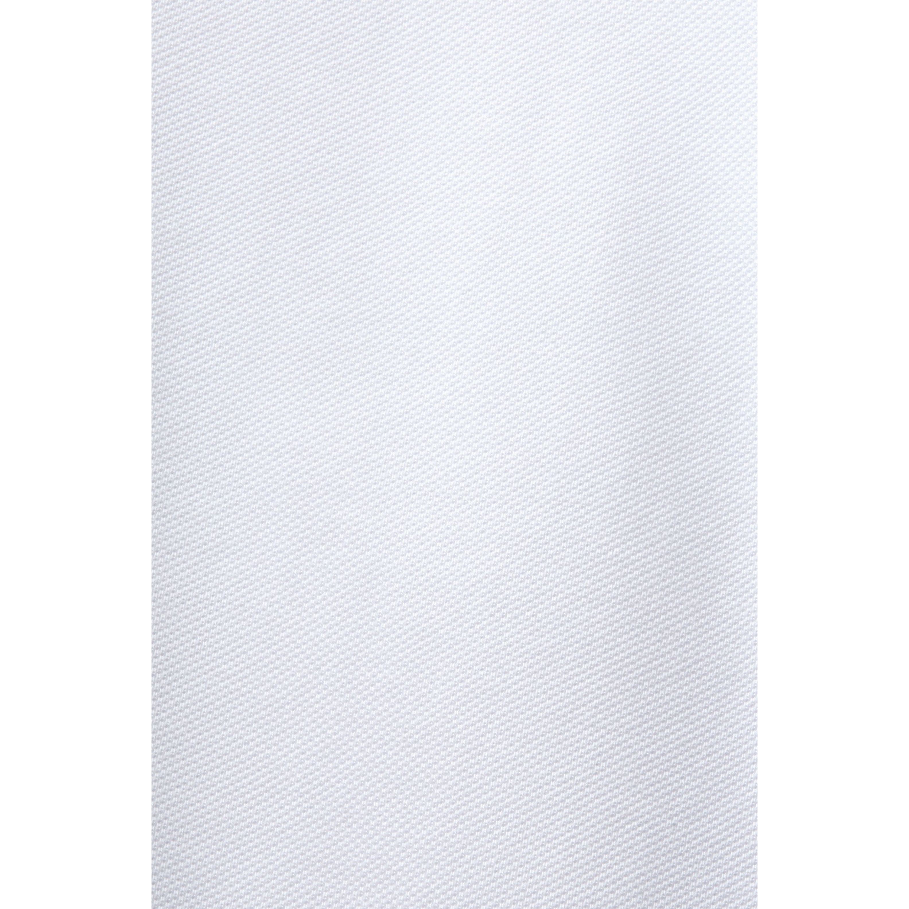 ESPRIT Polo marškiniai ilgos rank. vyrams, Balta, Cotton Pique Polo Shirt 4