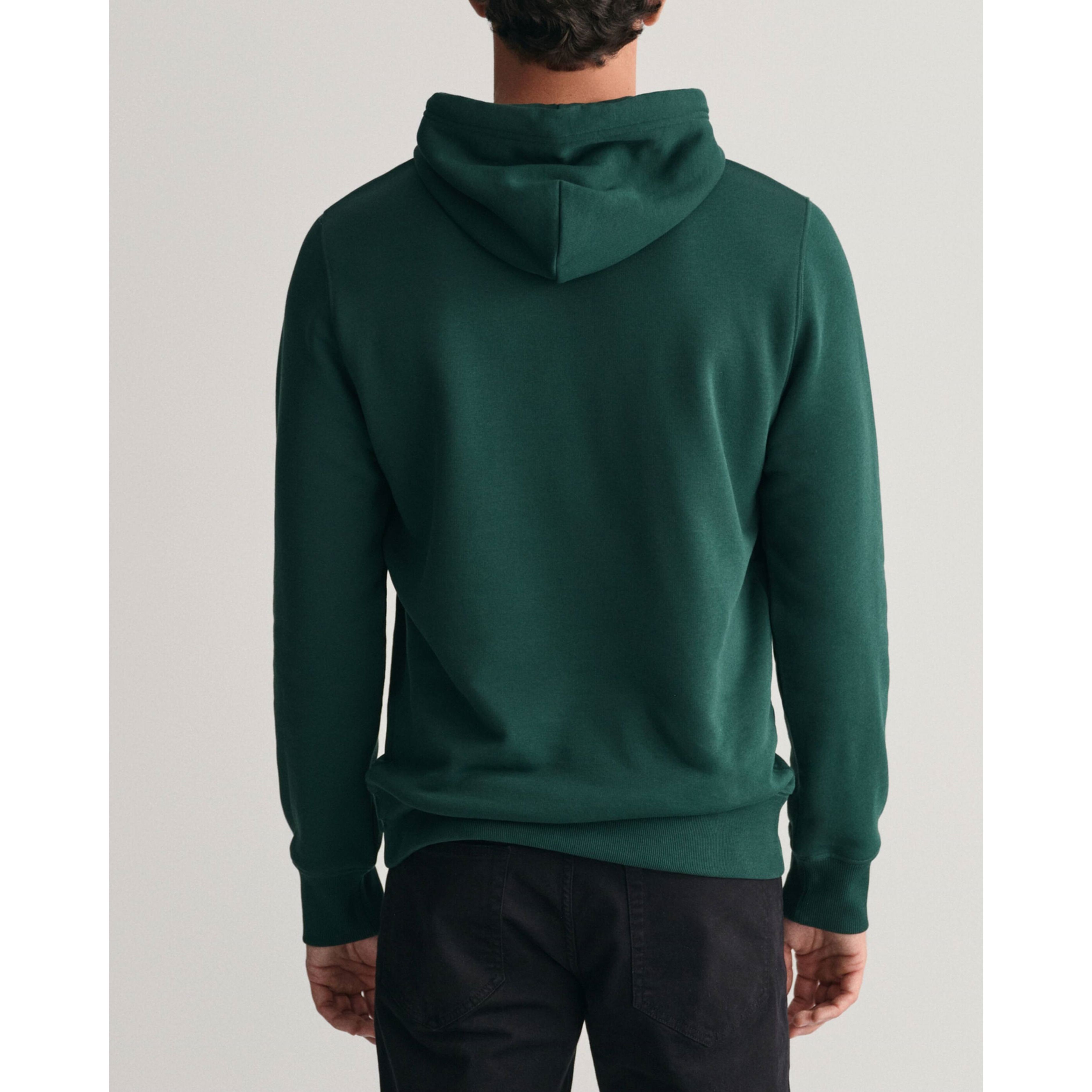 GANT Megztinis vyrams, Žalia, EMBOSSED SWEAT C-NECK 3