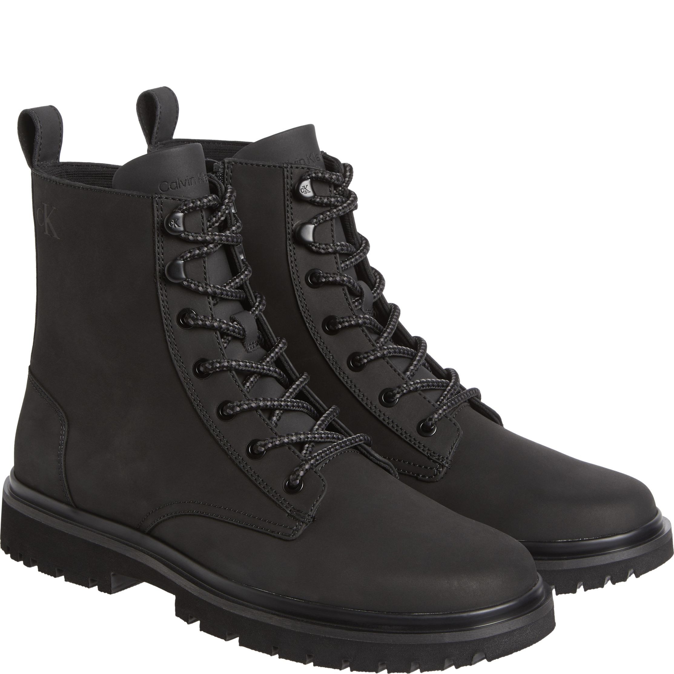 CALVIN KLEIN JEANS Aulinukai vyrams, Juoda, Boot mid laceup rebellious 1