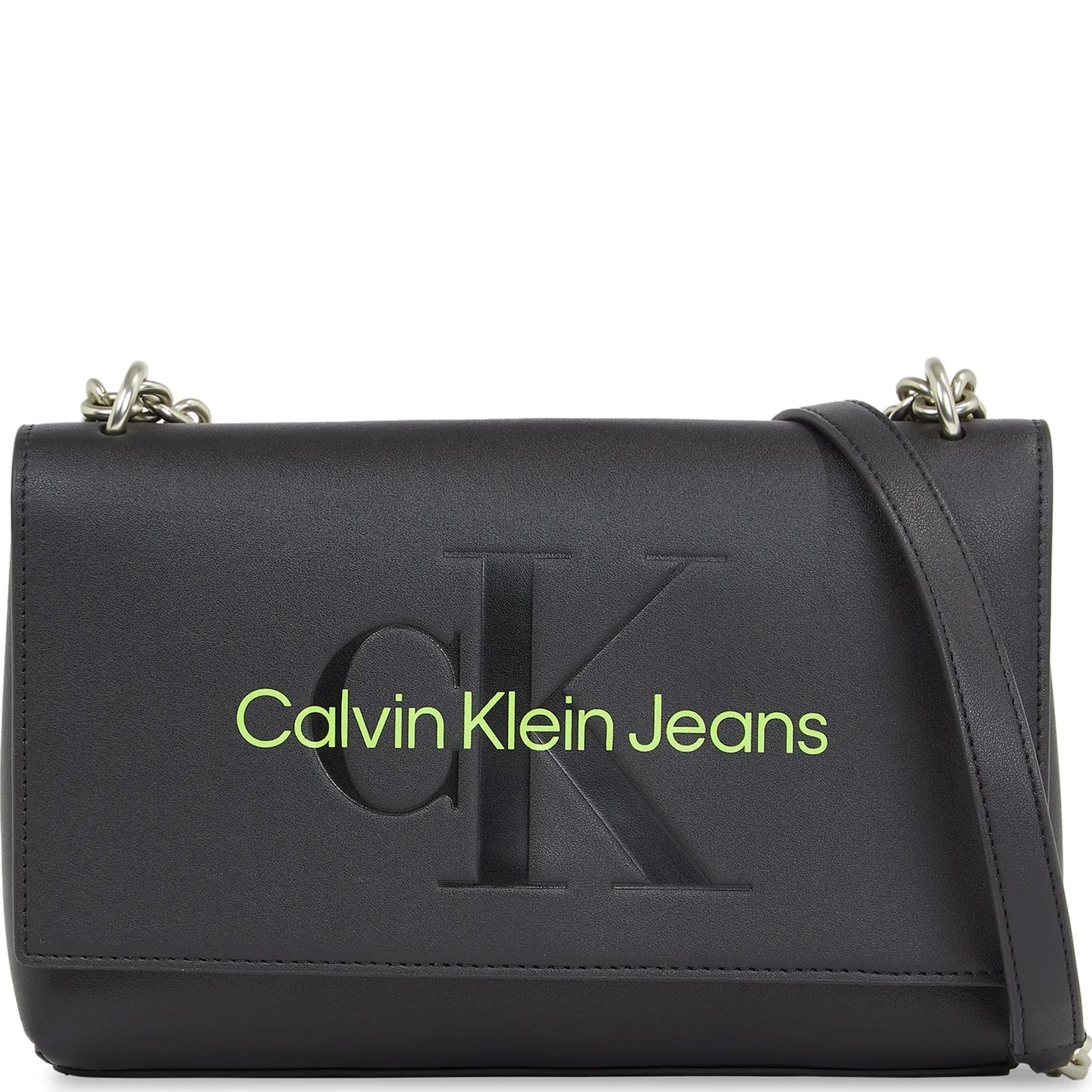 CALVIN KLEIN JEANS Rankinė per petį moterims, Juoda, Sculpted flap crossbody 1