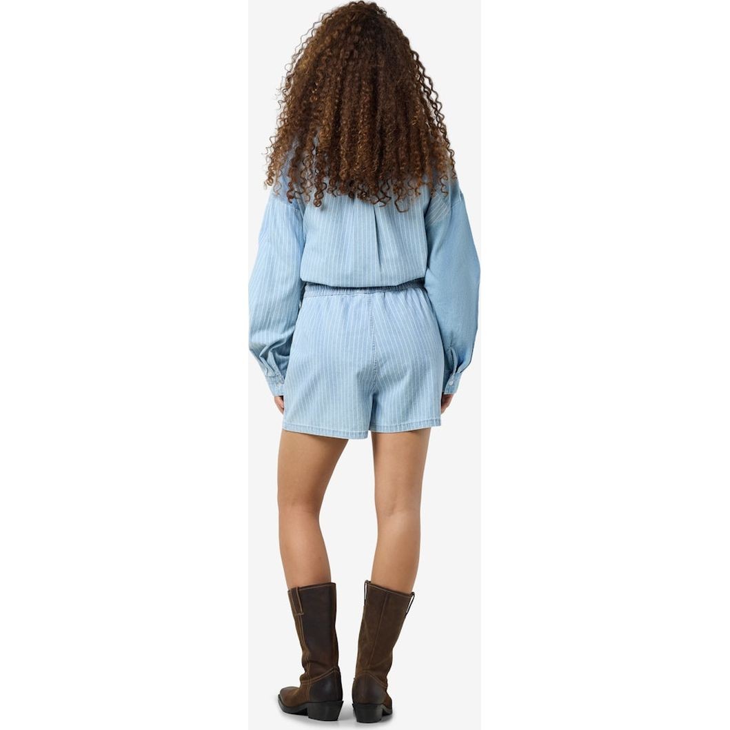 NOISY MAY Šortai moterims, Mėlyna, Katri elastic stripe short 4