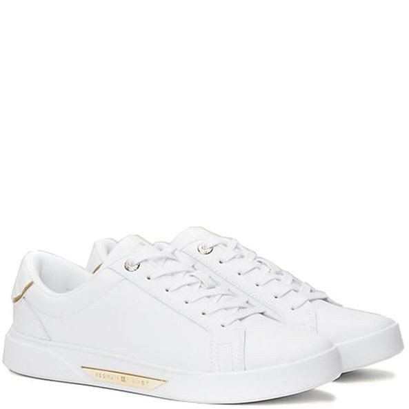 TOMMY HILFIGER Laisvalaikio bateliai moterims, Balta, Chic court sneaker 1